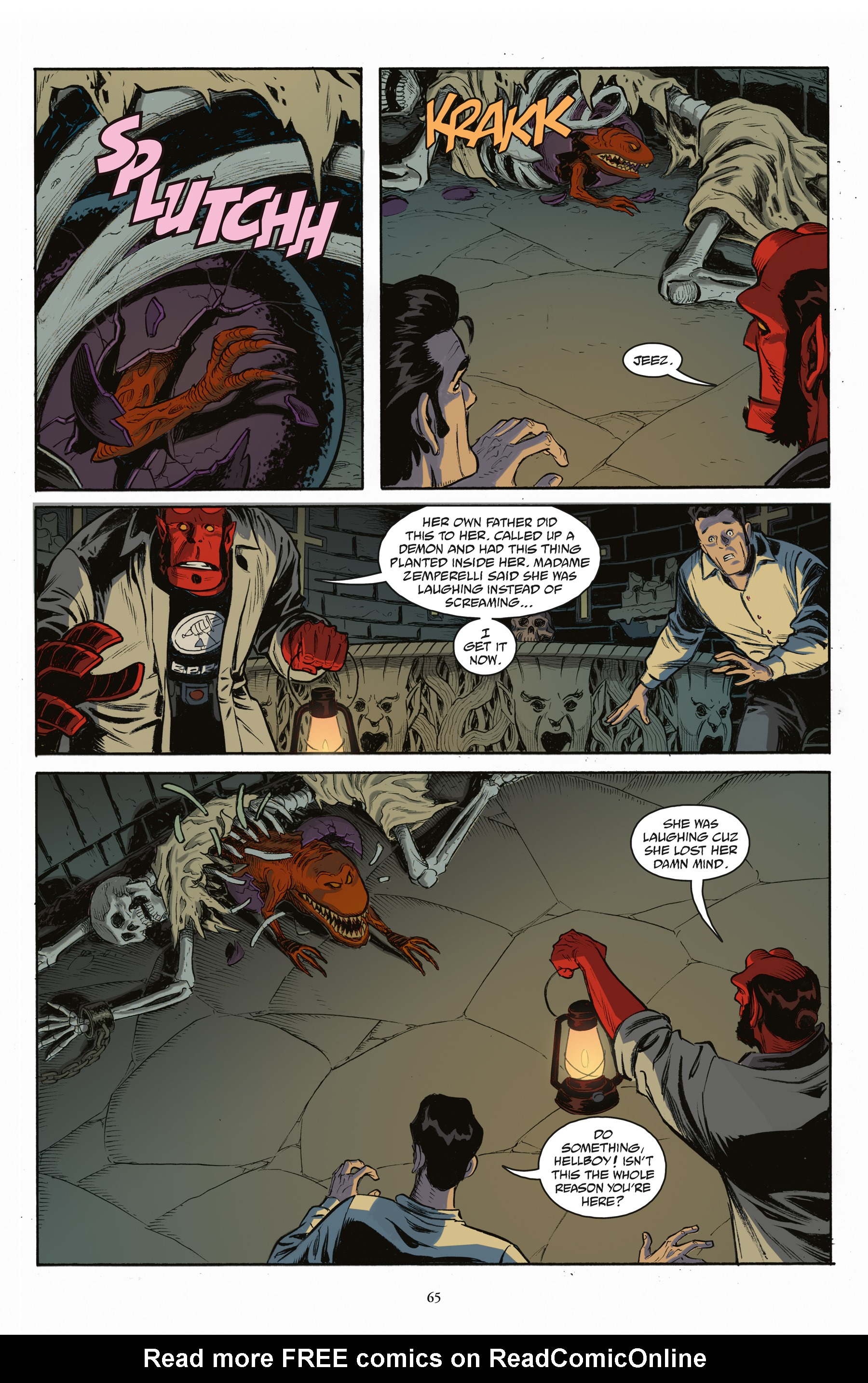 Read online Hellboy and the B.P.R.D.: The Secret of Chesbro House & Others comic -  Issue # TPB (Part 1) - 65