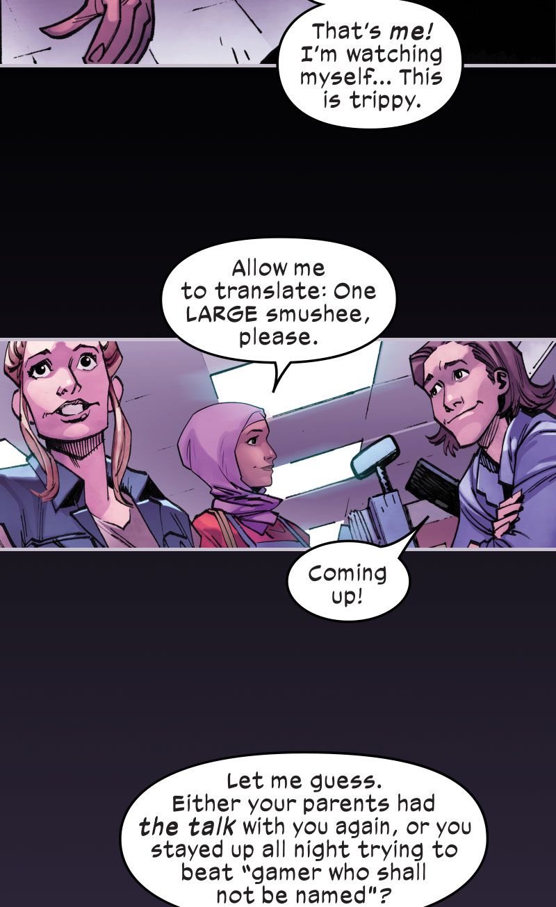 Read online Ms. Marvel: The New Mutant Infinity Comics comic -  Issue #3 - 37