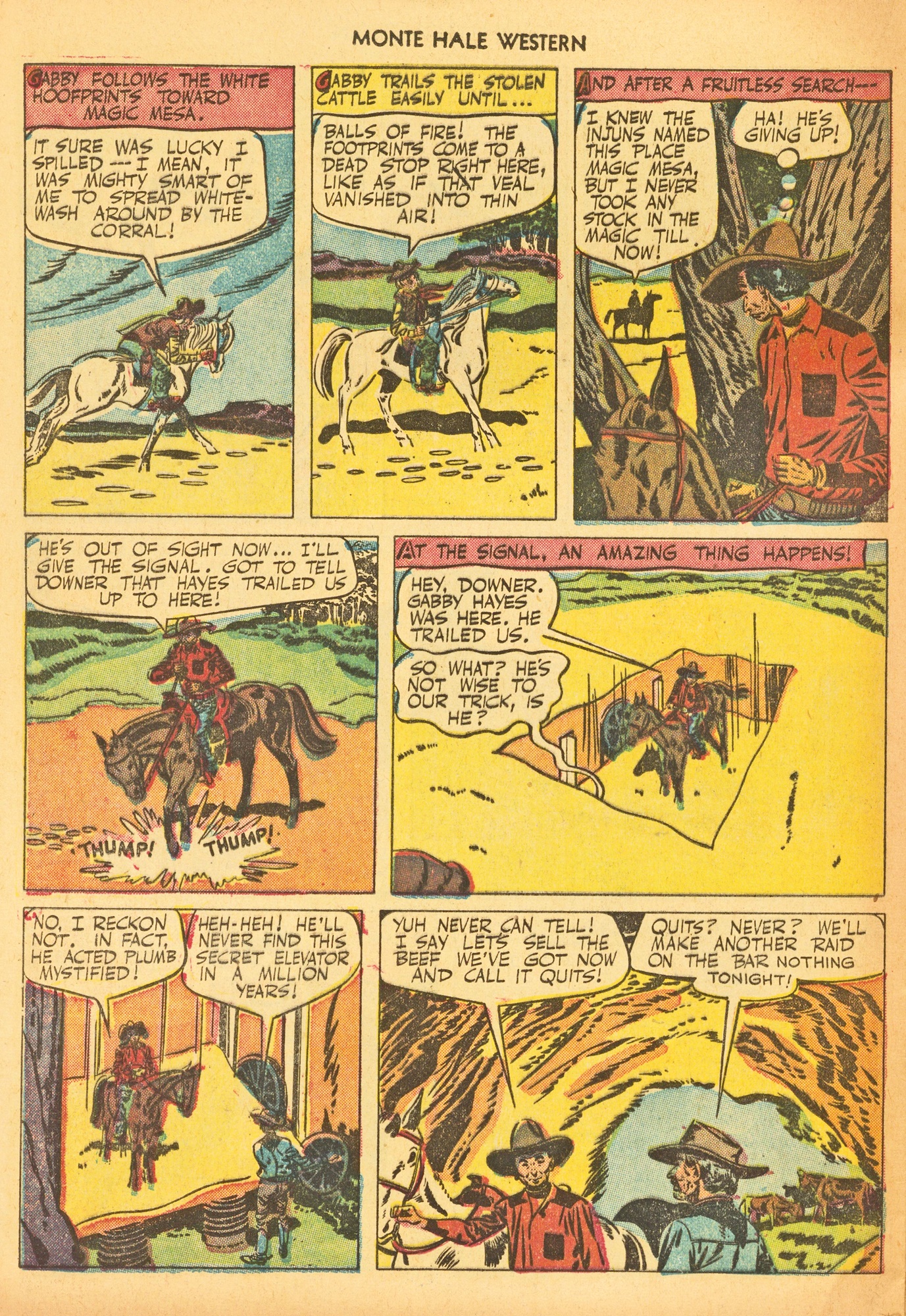 Read online Monte Hale Western comic -  Issue #66 - 24