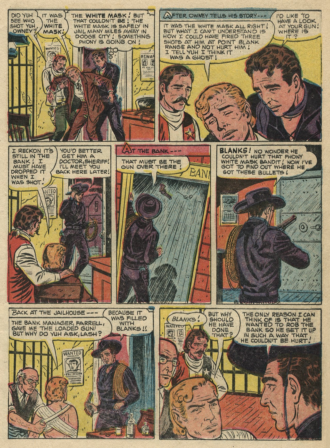 Read online Lash Larue Western (1949) comic -  Issue #54 - 9
