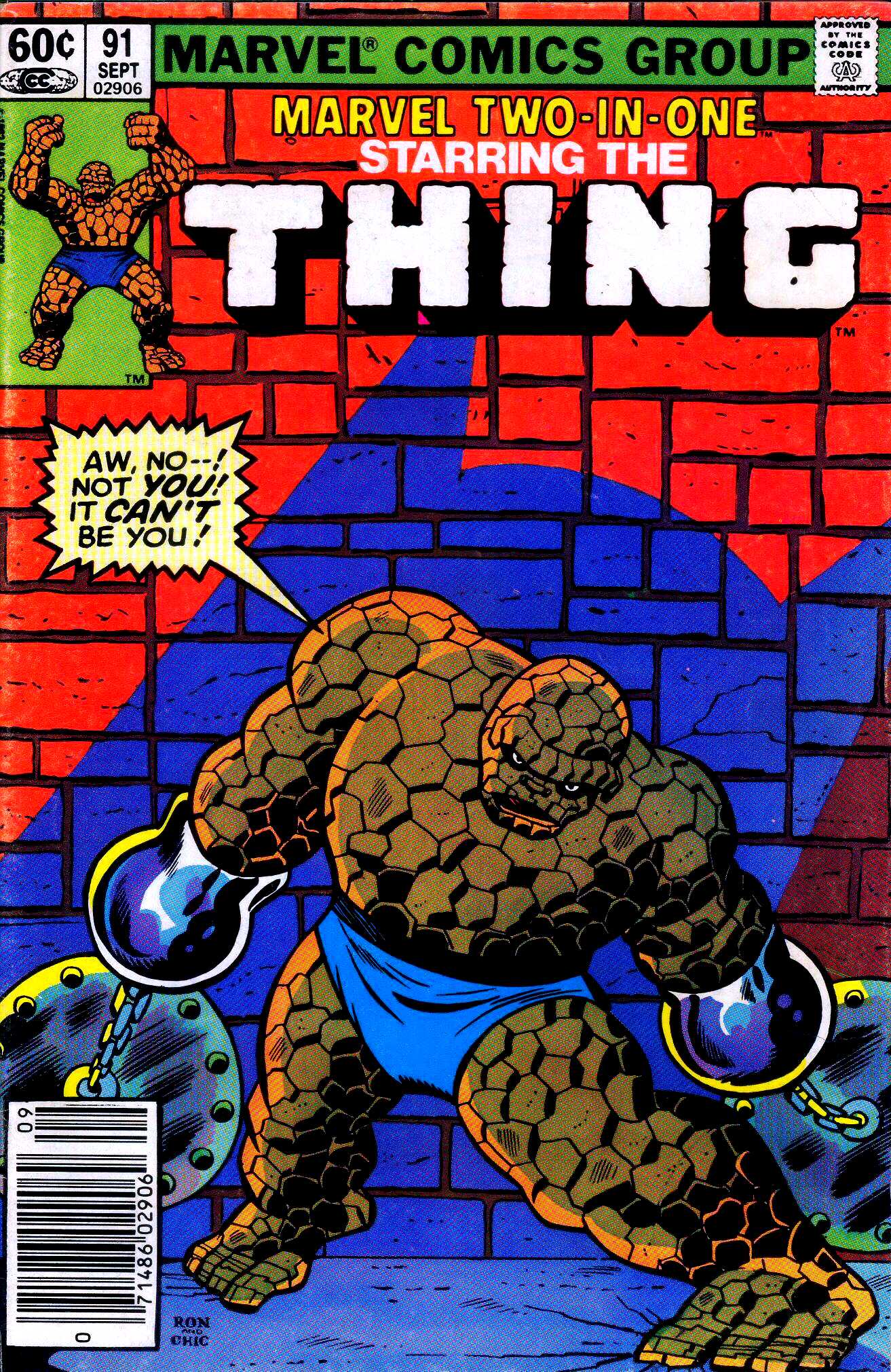 Read online Marvel Two-In-One comic -  Issue #91 - 1