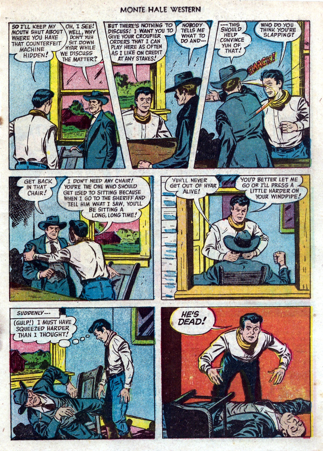 Read online Monte Hale Western comic -  Issue #82 - 19