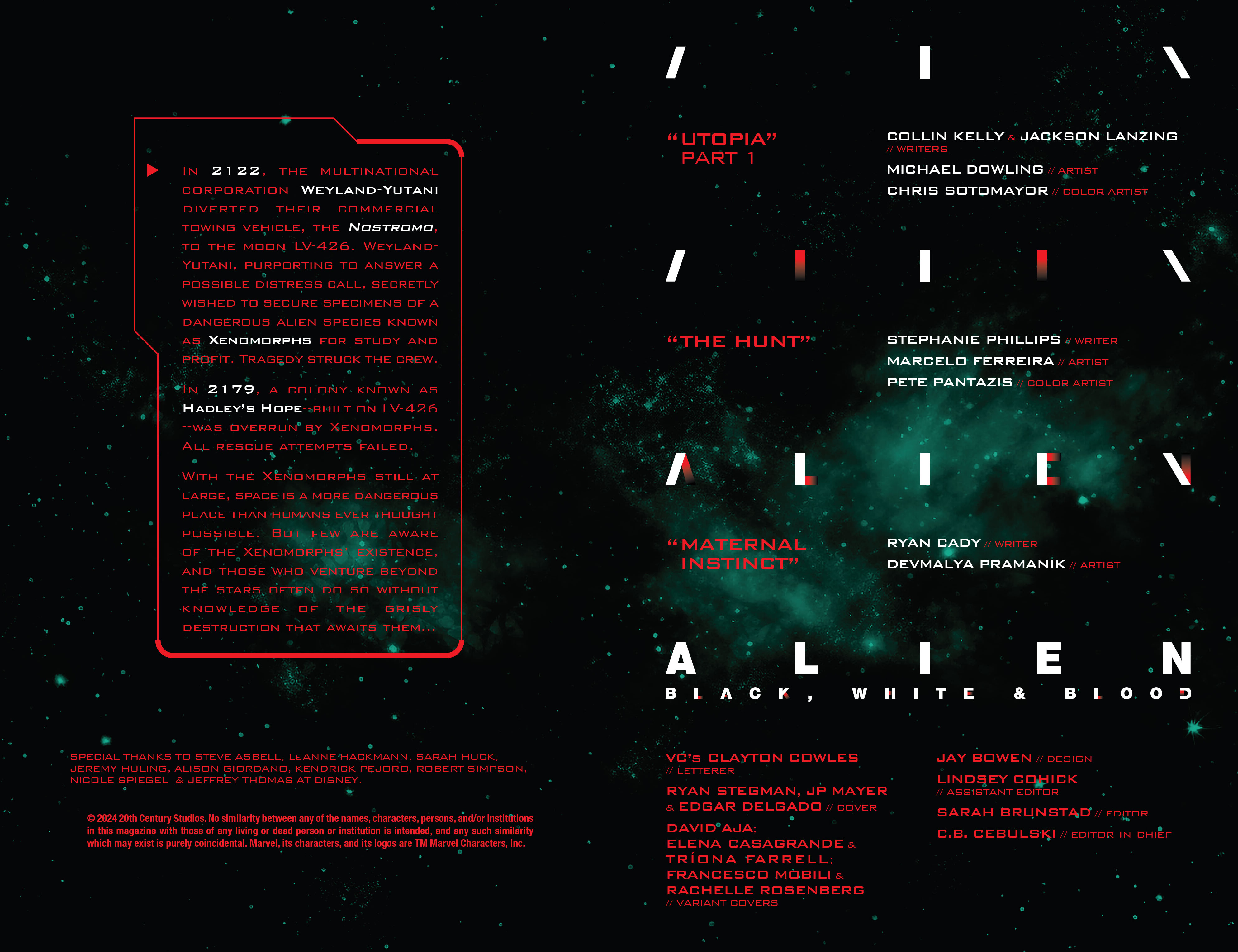 Read online Alien: Black, White & Blood comic -  Issue #1 - 12
