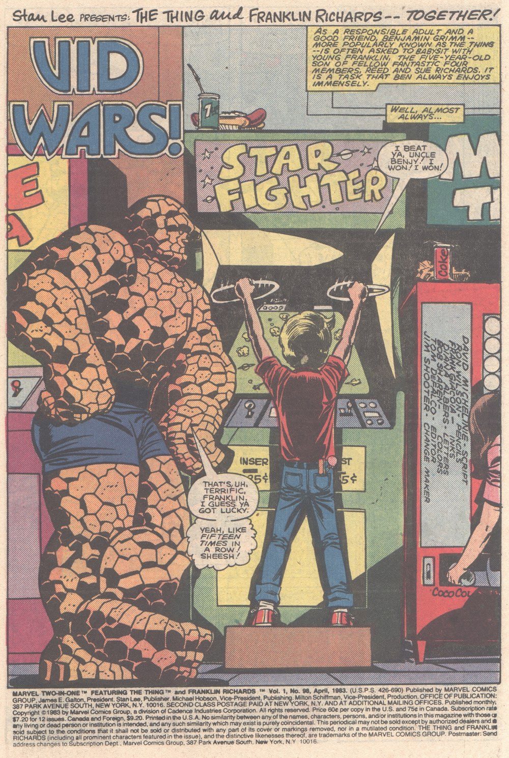Read online Marvel Two-In-One comic -  Issue #98 - 2