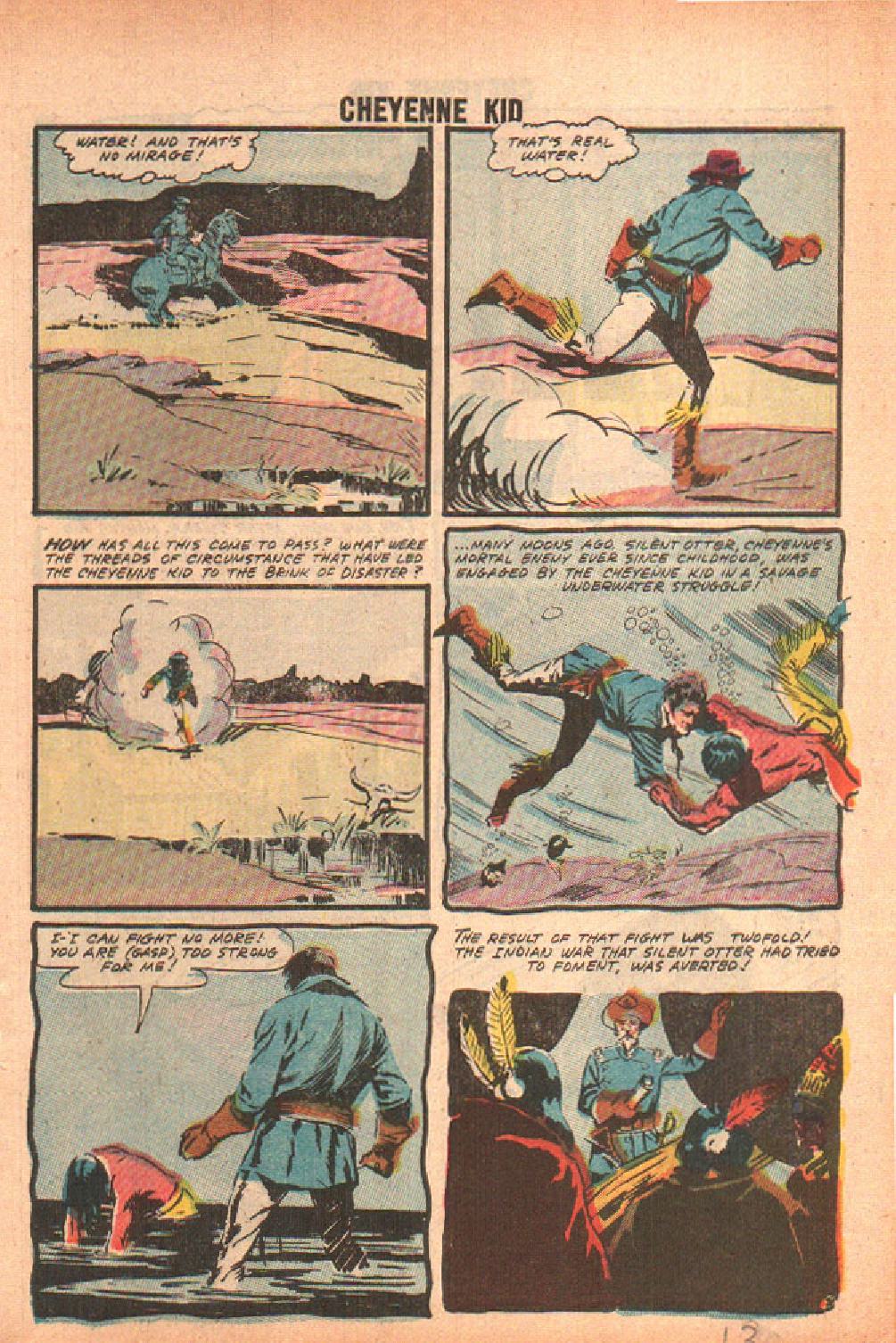 Read online Cheyenne Kid comic -  Issue #11 - 13