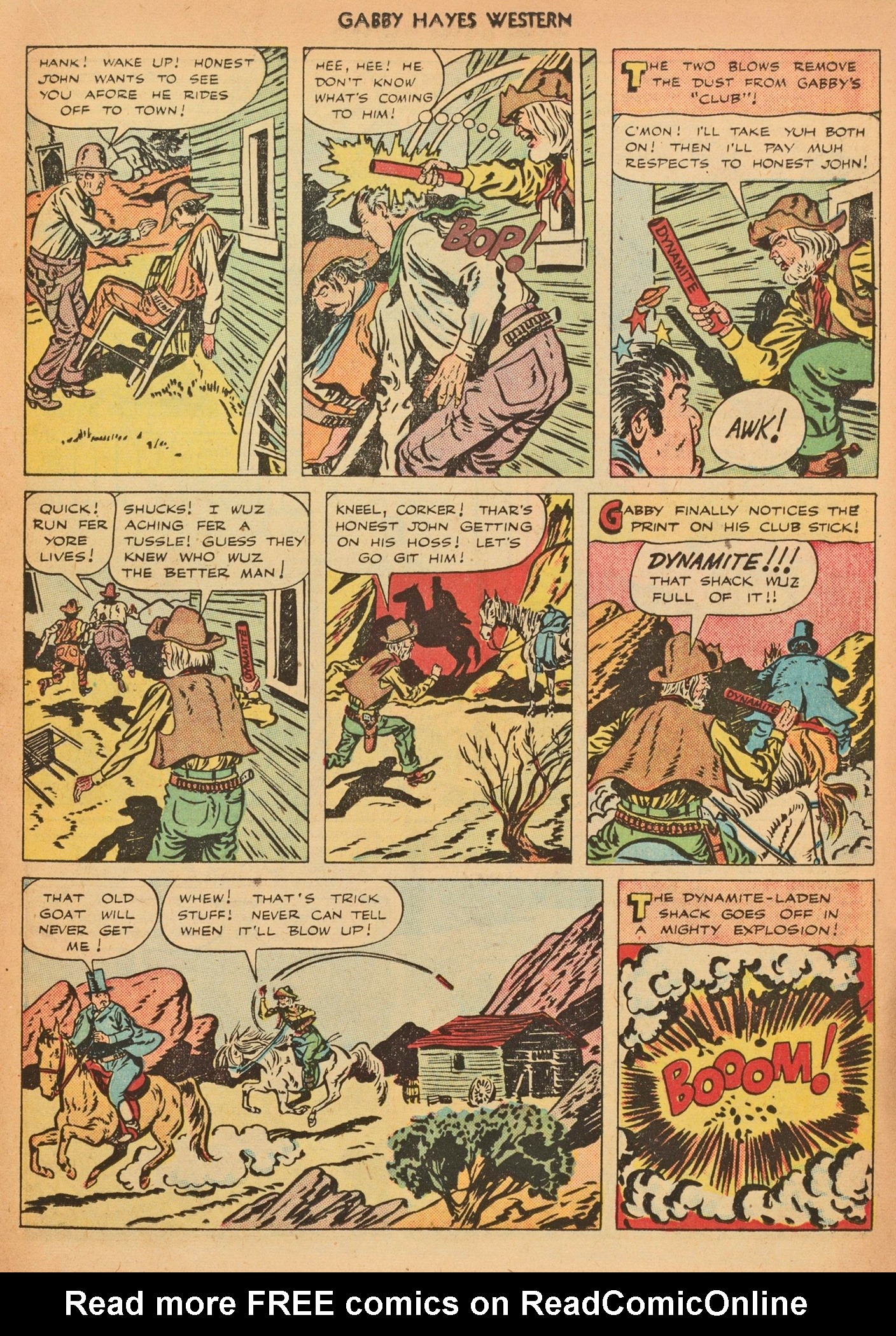 Read online Gabby Hayes Western comic -  Issue #8 - 17