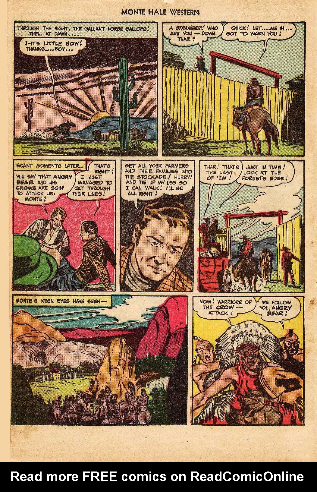 Read online Monte Hale Western comic -  Issue #38 - 7