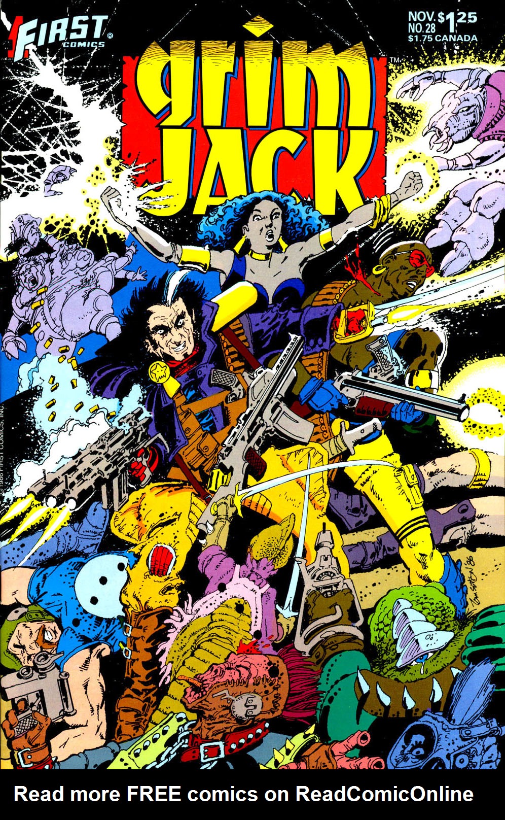 Read online Grimjack comic -  Issue #28 - 1