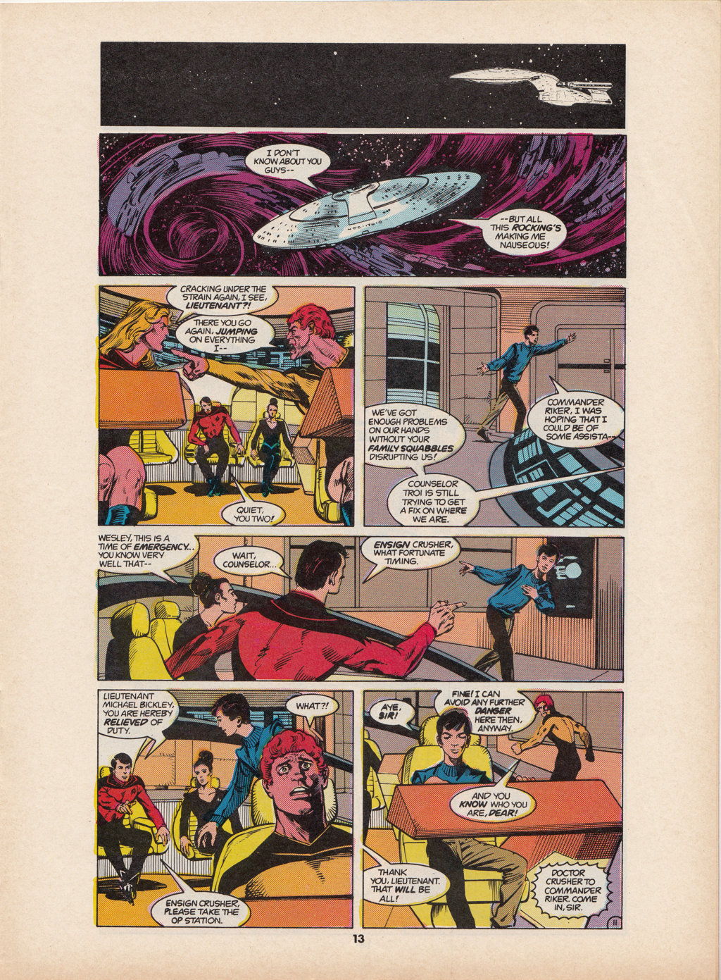 Read online Star Trek The Next Generation (1990) comic -  Issue #5 - 13