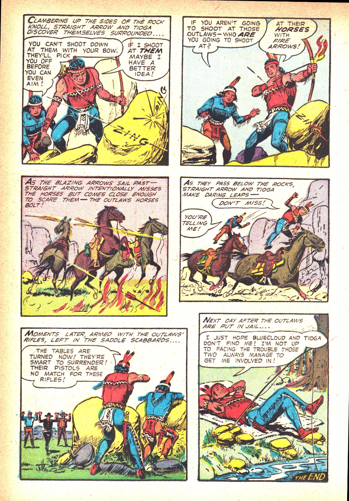 Read online Straight Arrow comic -  Issue #47 - 16