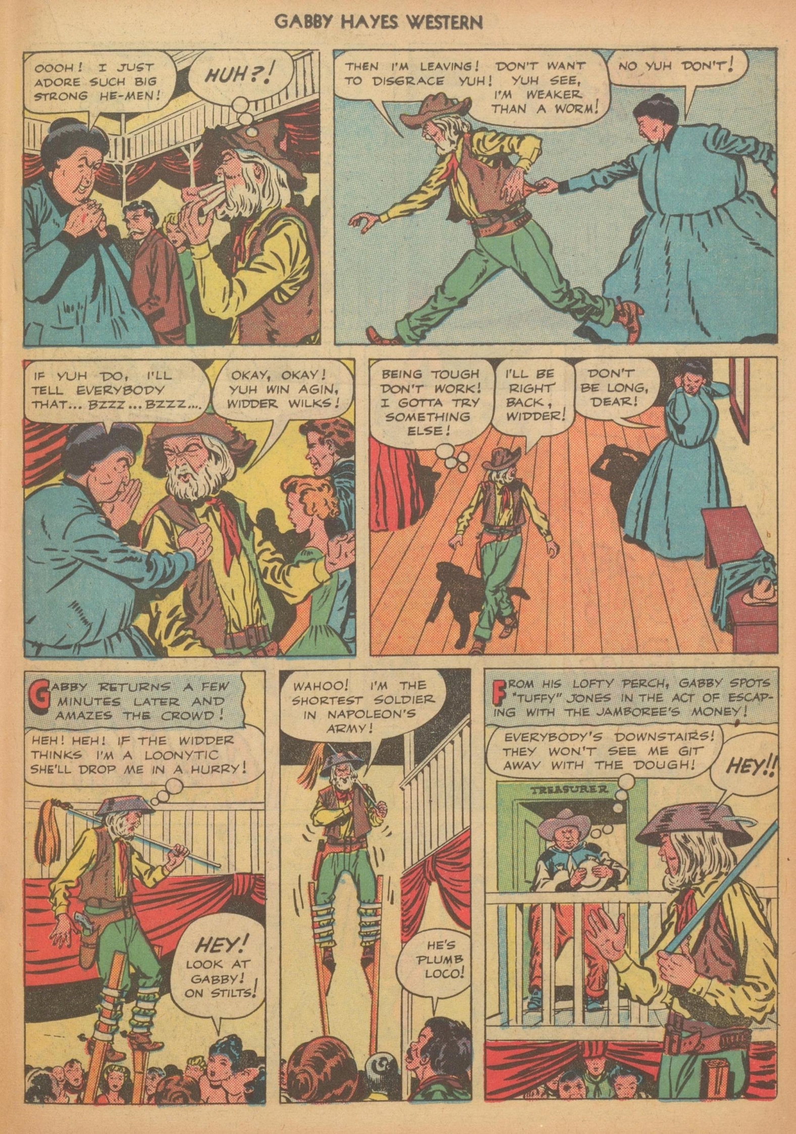 Read online Gabby Hayes Western comic -  Issue #6 - 19