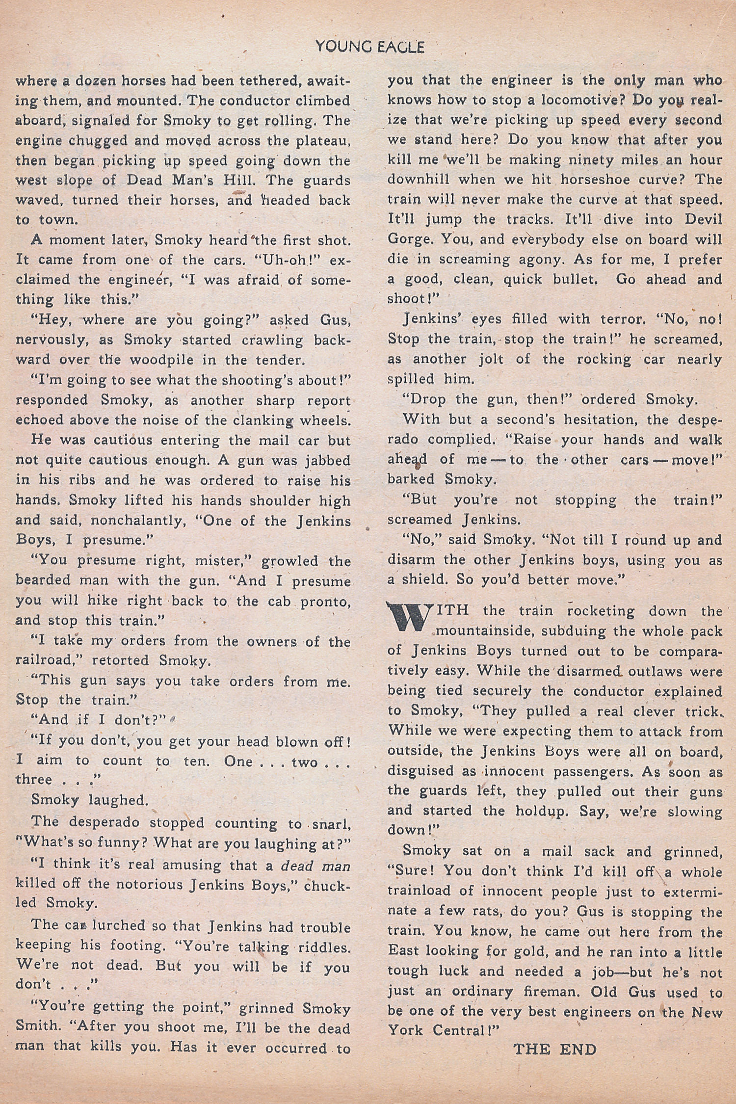 Read online Young Eagle comic -  Issue #8 - 14