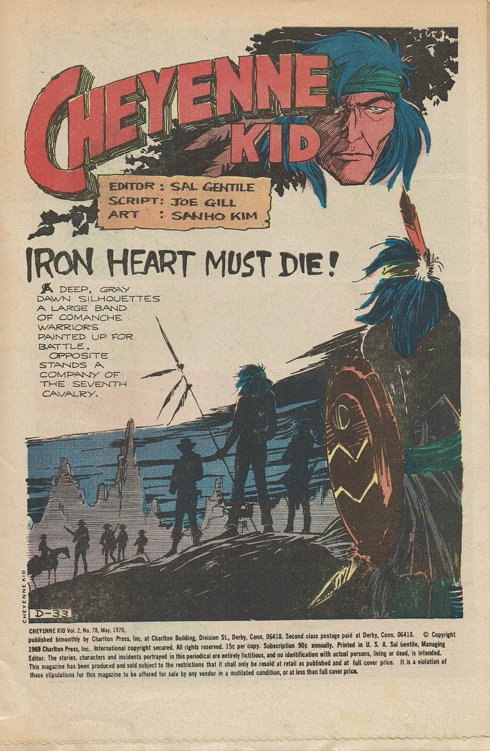 Cheyenne Kid issue 78 - Page 3