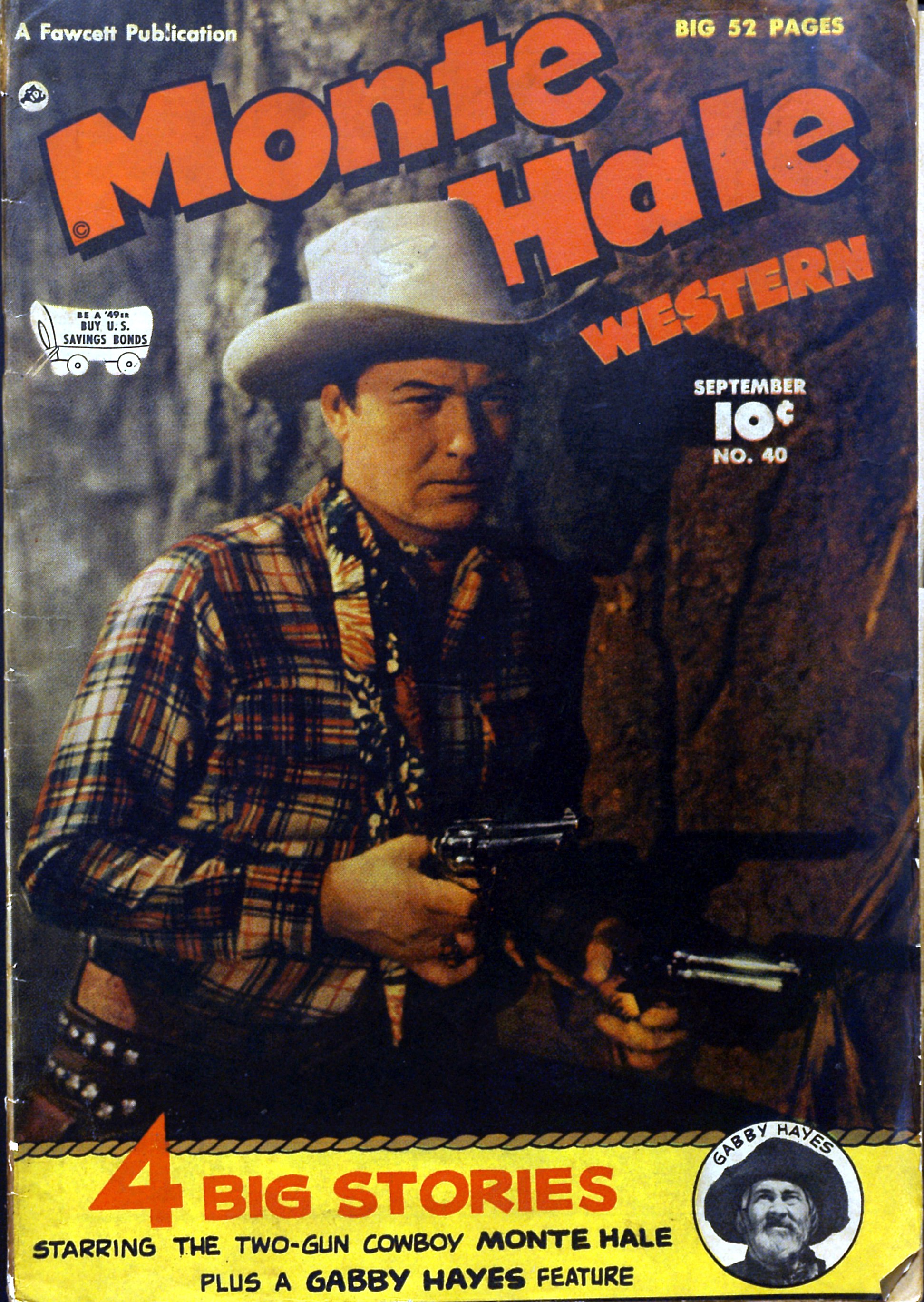 Read online Monte Hale Western comic -  Issue #40 - 1