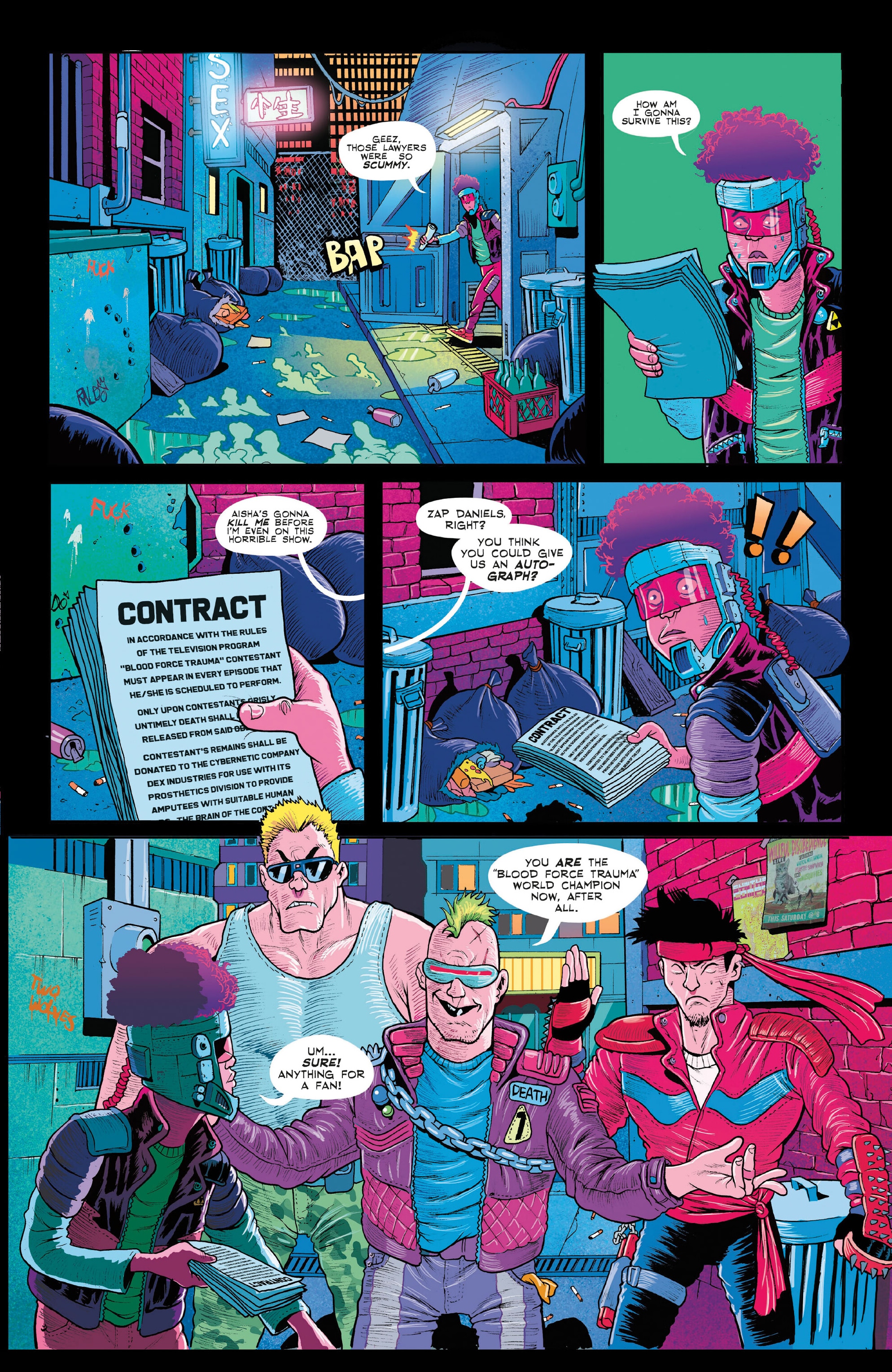 Read online Blood Force Trauma comic -  Issue # TPB - 26