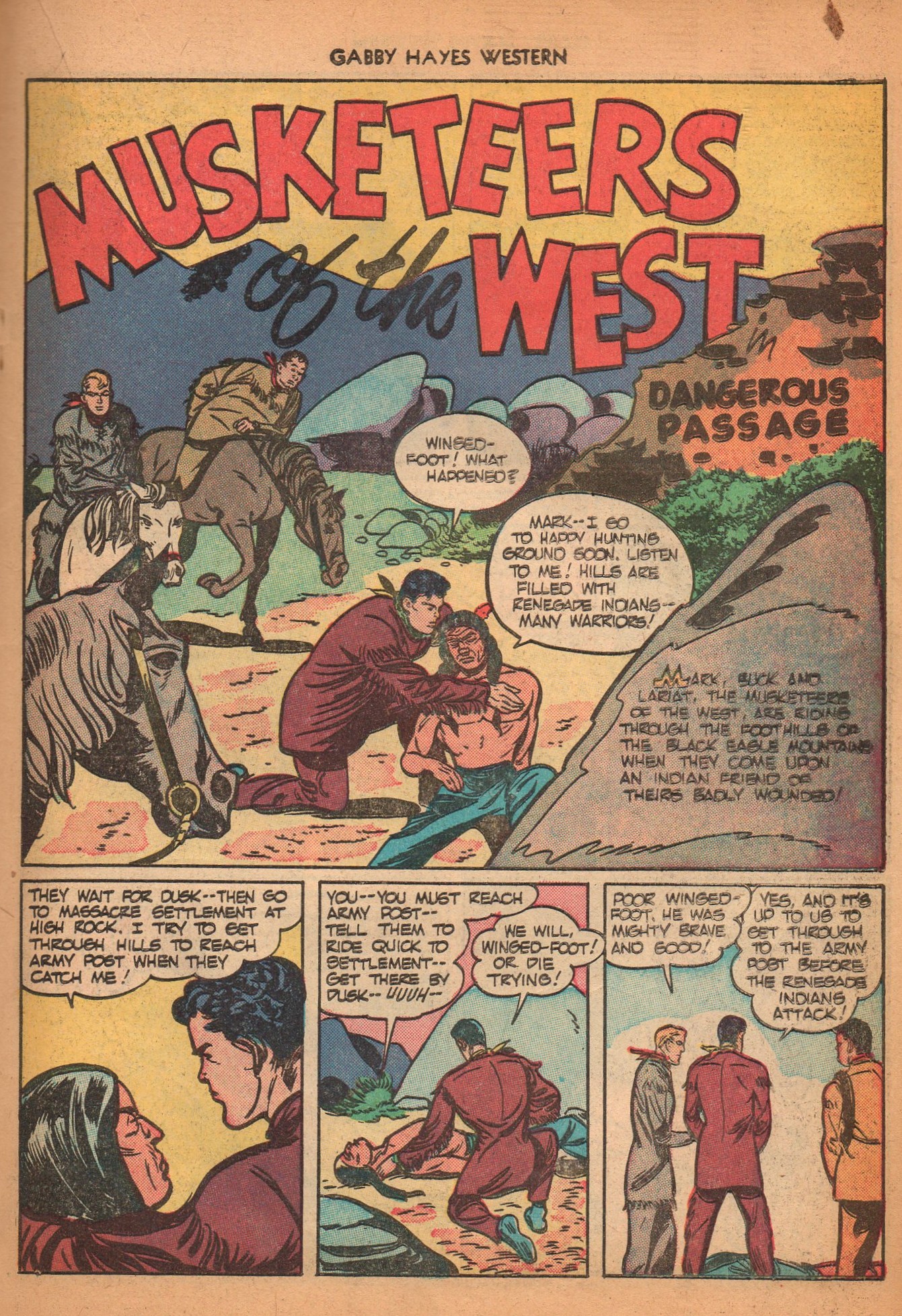Read online Gabby Hayes Western comic -  Issue #7 - 19