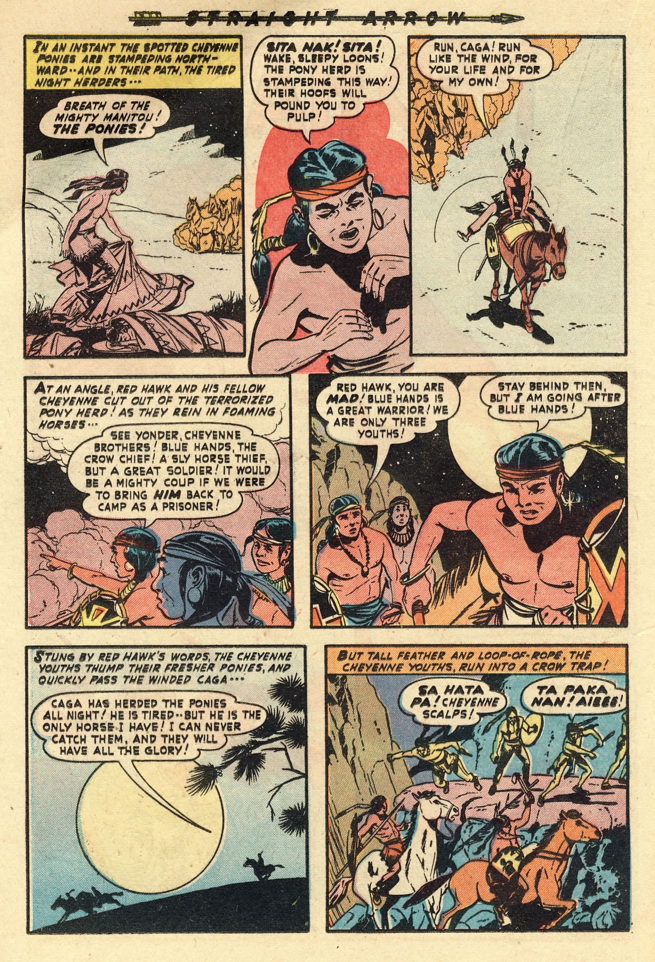 Read online Straight Arrow comic -  Issue #10 - 20