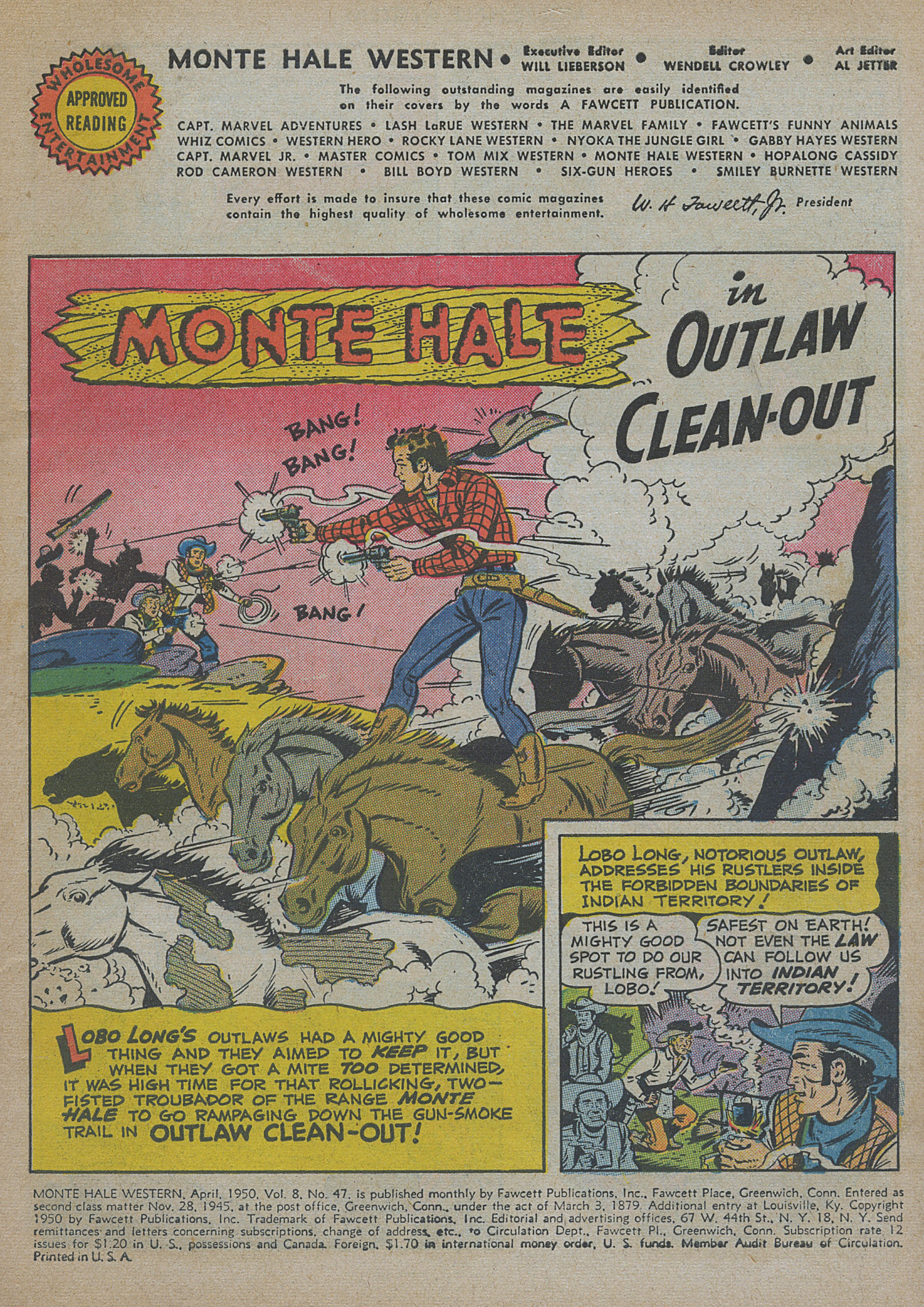 Read online Monte Hale Western comic -  Issue #47 - 3