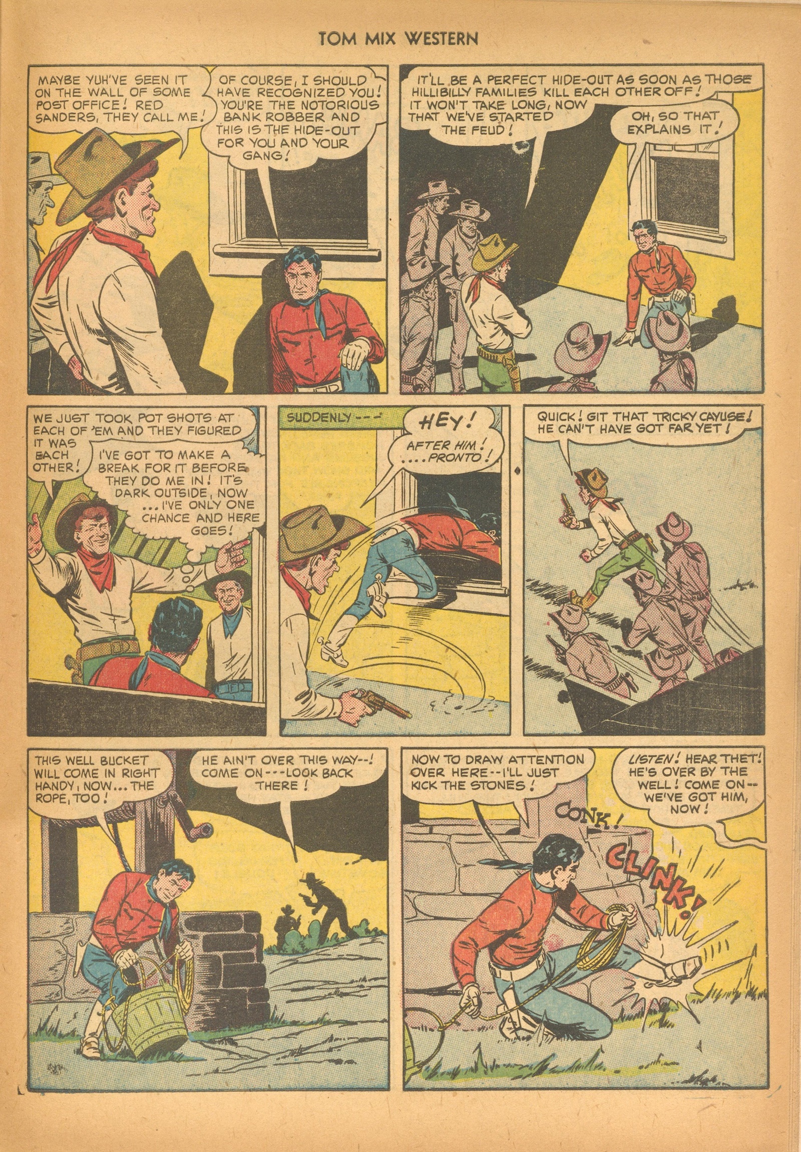 Read online Tom Mix Western (1948) comic -  Issue #33 - 31