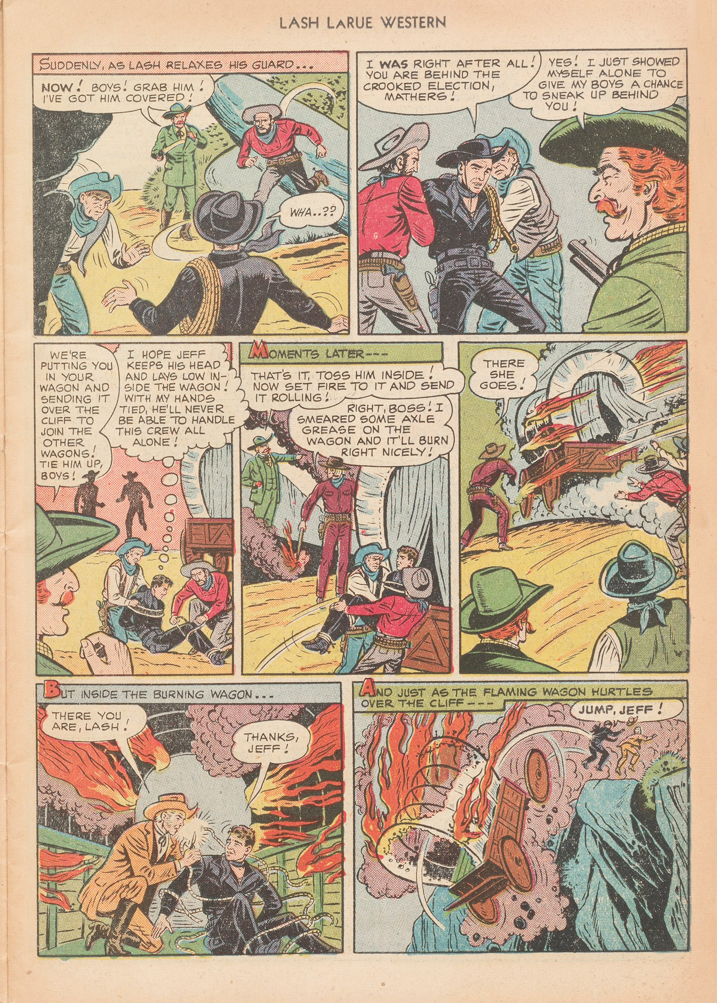 Read online Lash Larue Western (1949) comic -  Issue #12 - 11