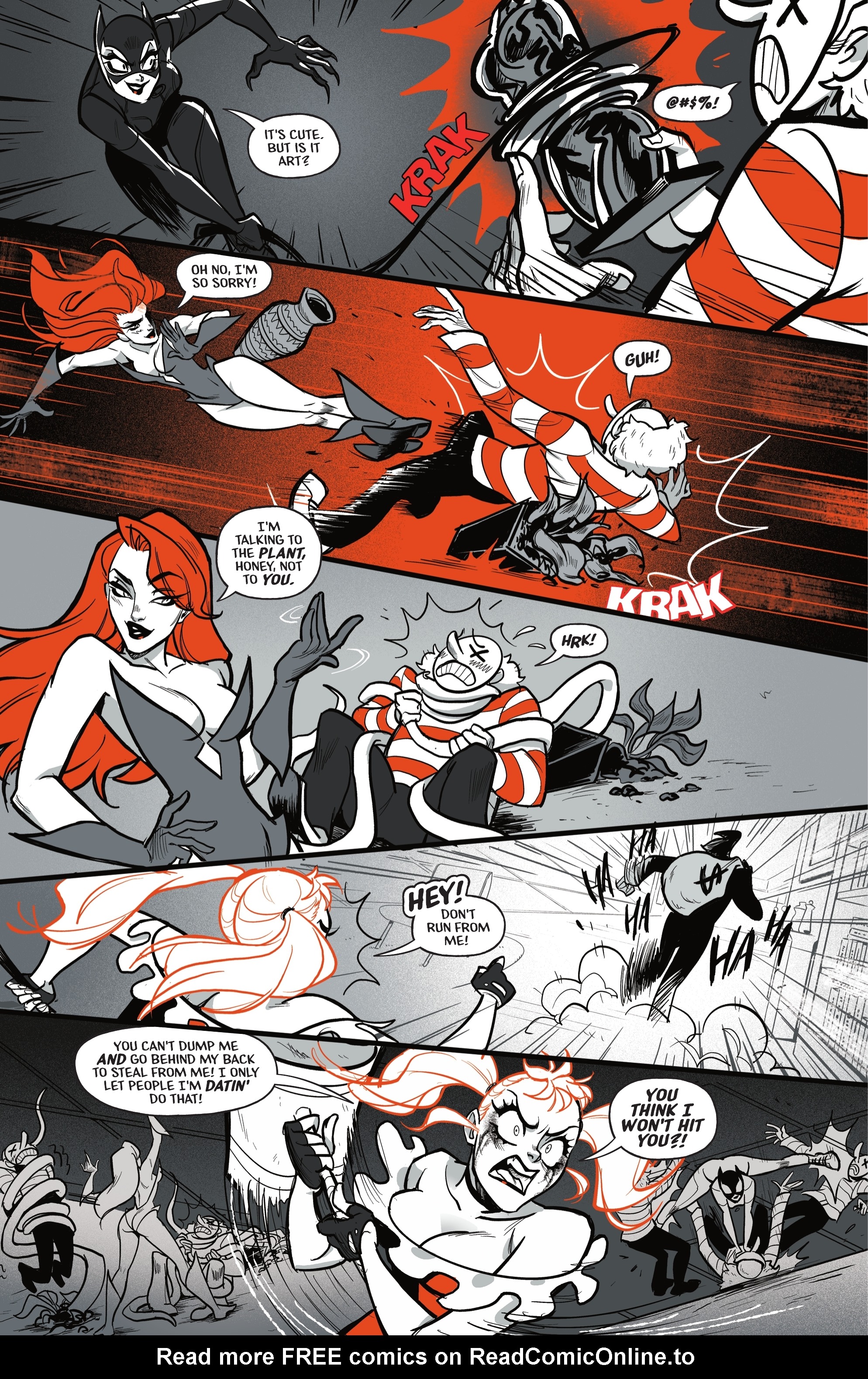 Read online Harley Quinn: Black   White   Redder comic -  Issue #6 - 36