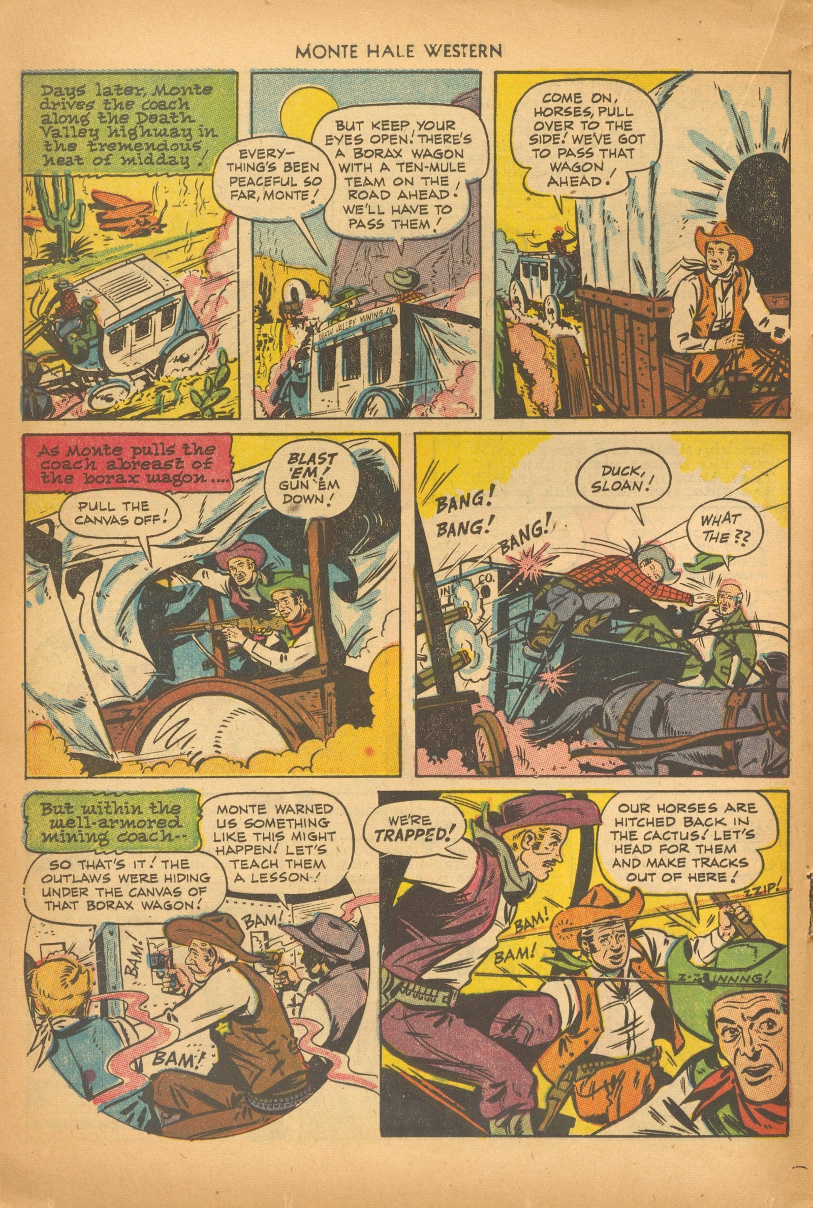 Read online Monte Hale Western comic -  Issue #78 - 16