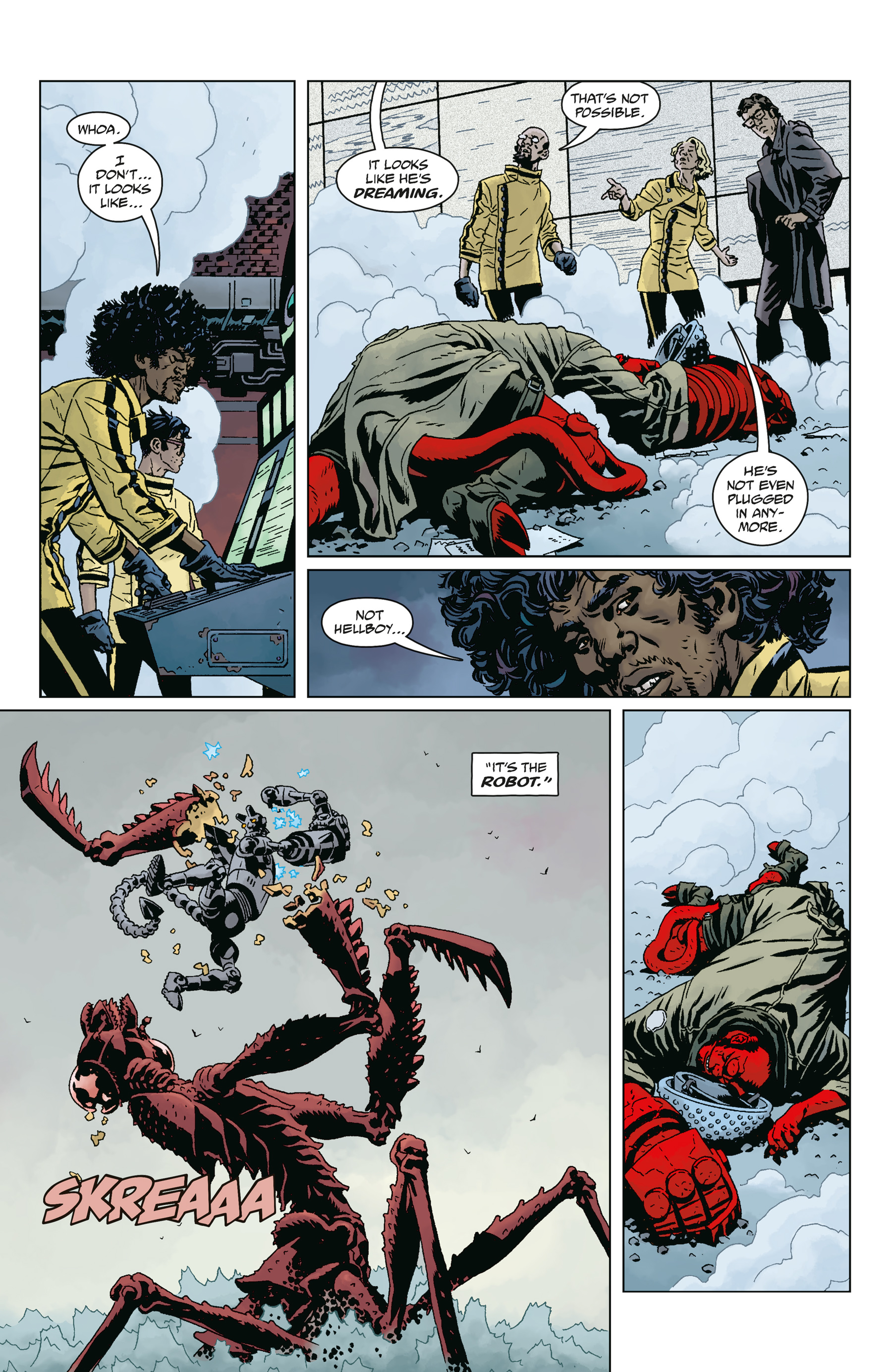 Read online Giant Robot Hellboy comic -  Issue #3 - 4