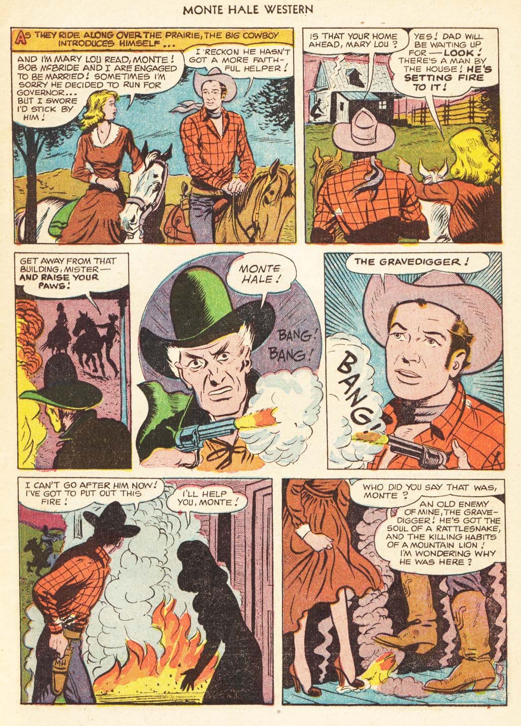 Read online Monte Hale Western comic -  Issue #56 - 6