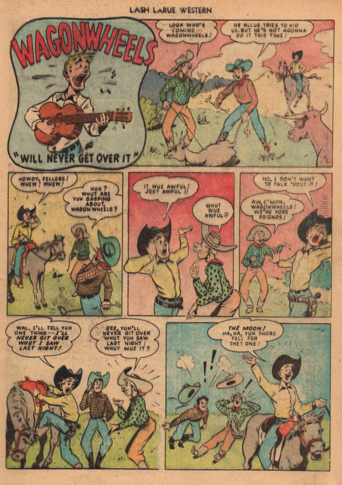 Read online Lash Larue Western (1949) comic -  Issue #1 - 13