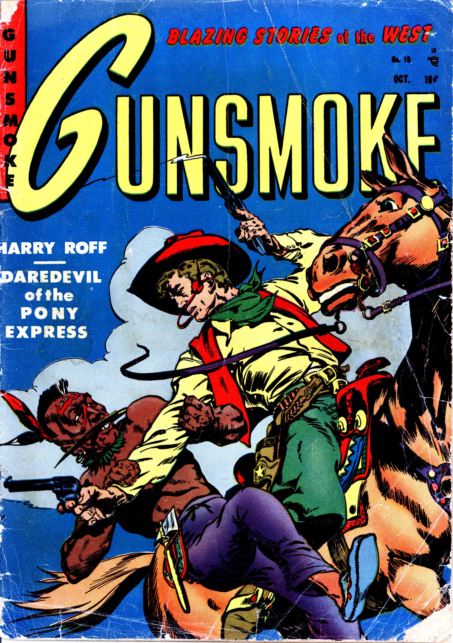 Read online Gunsmoke comic -  Issue #15 - 1