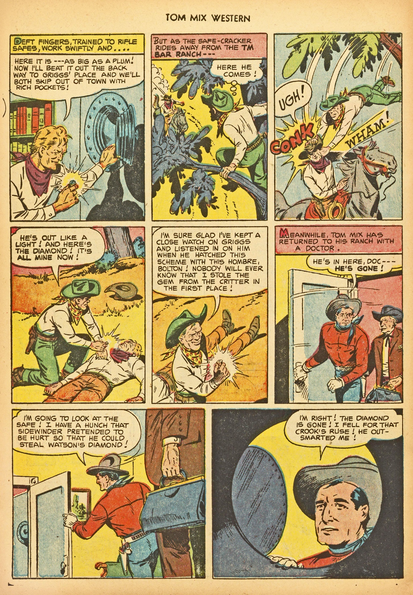 Read online Tom Mix Western (1948) comic -  Issue #59 - 30