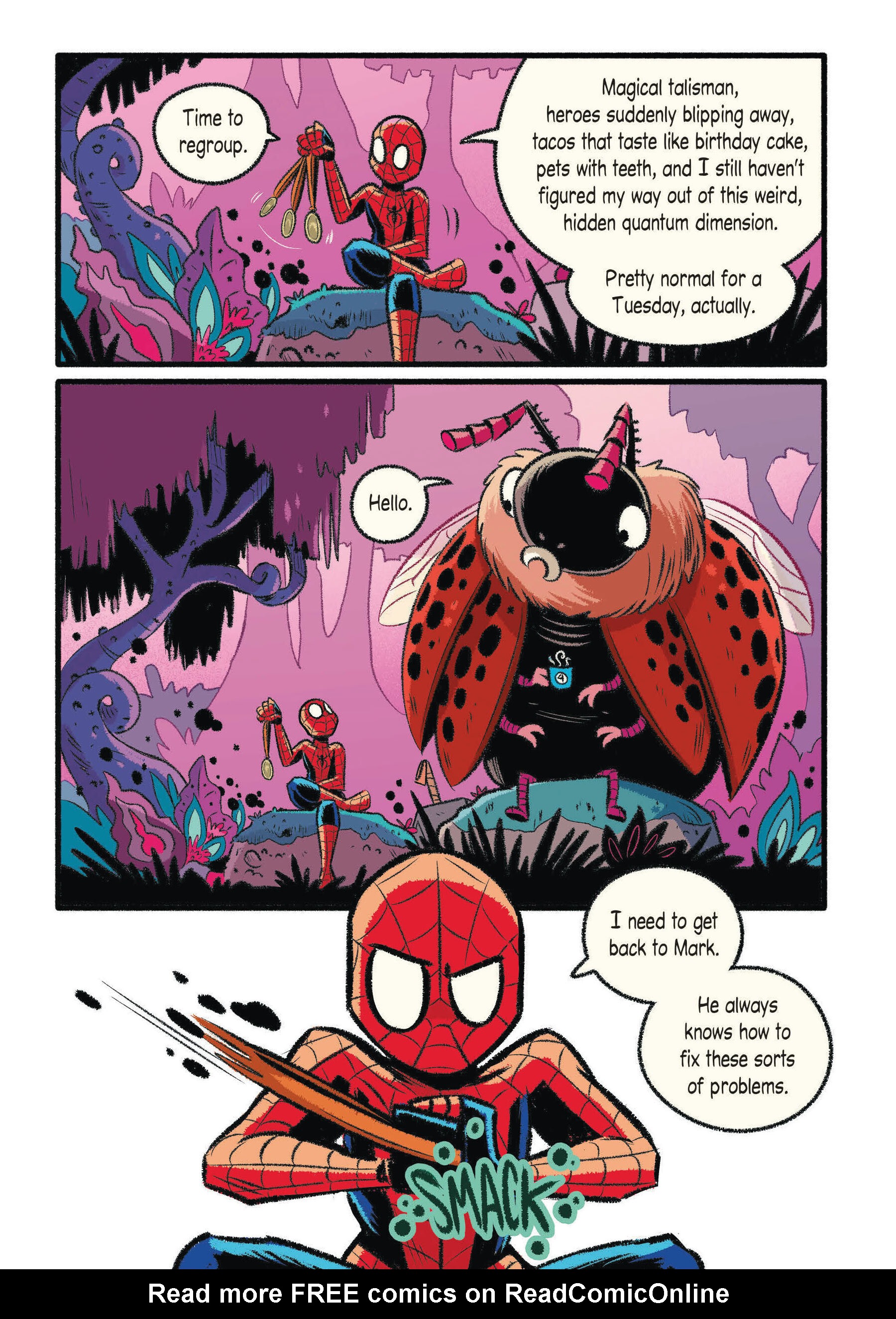 Read online Spider-Man: Quantum Quest! comic -  Issue # TPB - 46