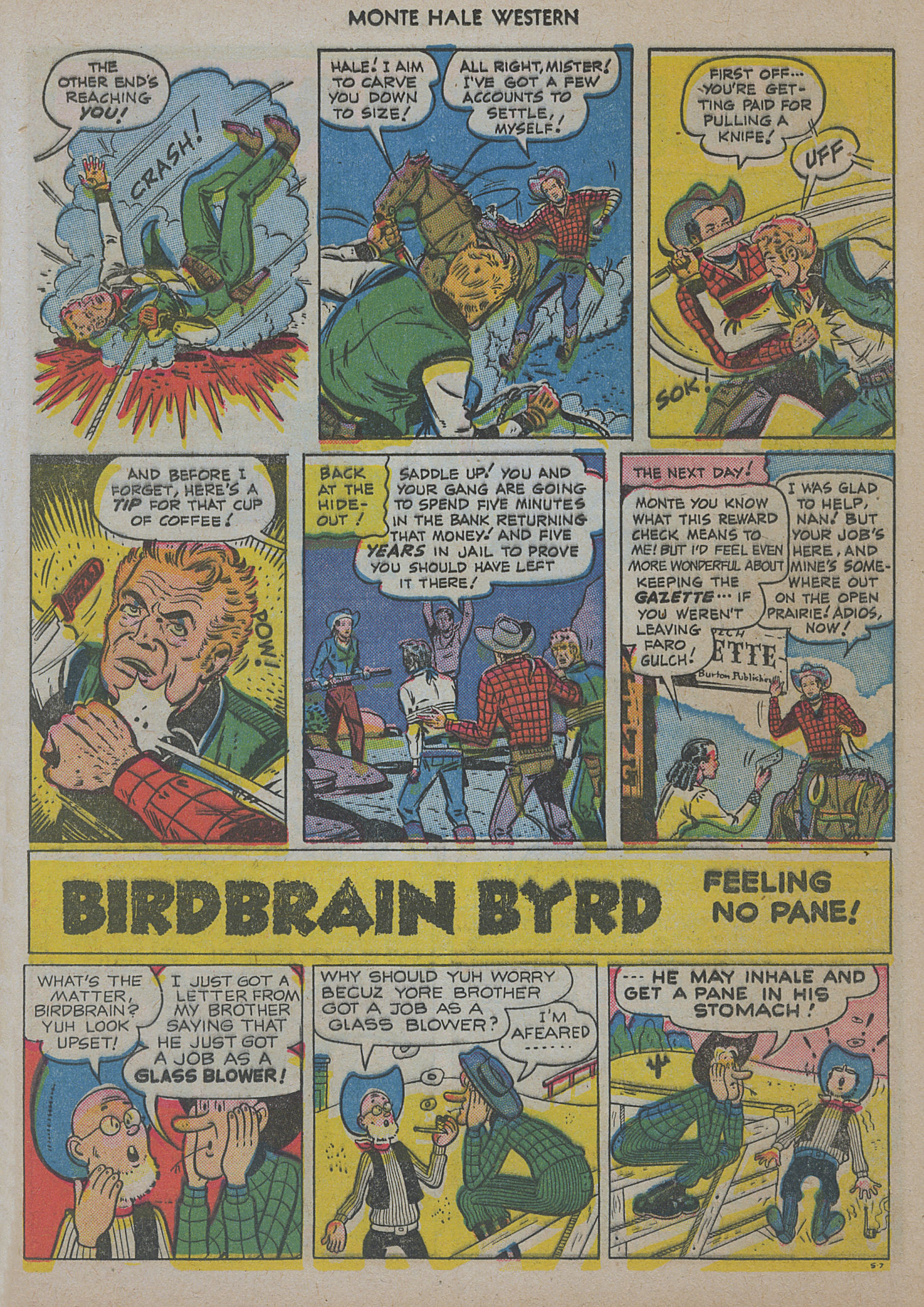 Read online Monte Hale Western comic -  Issue #48 - 13