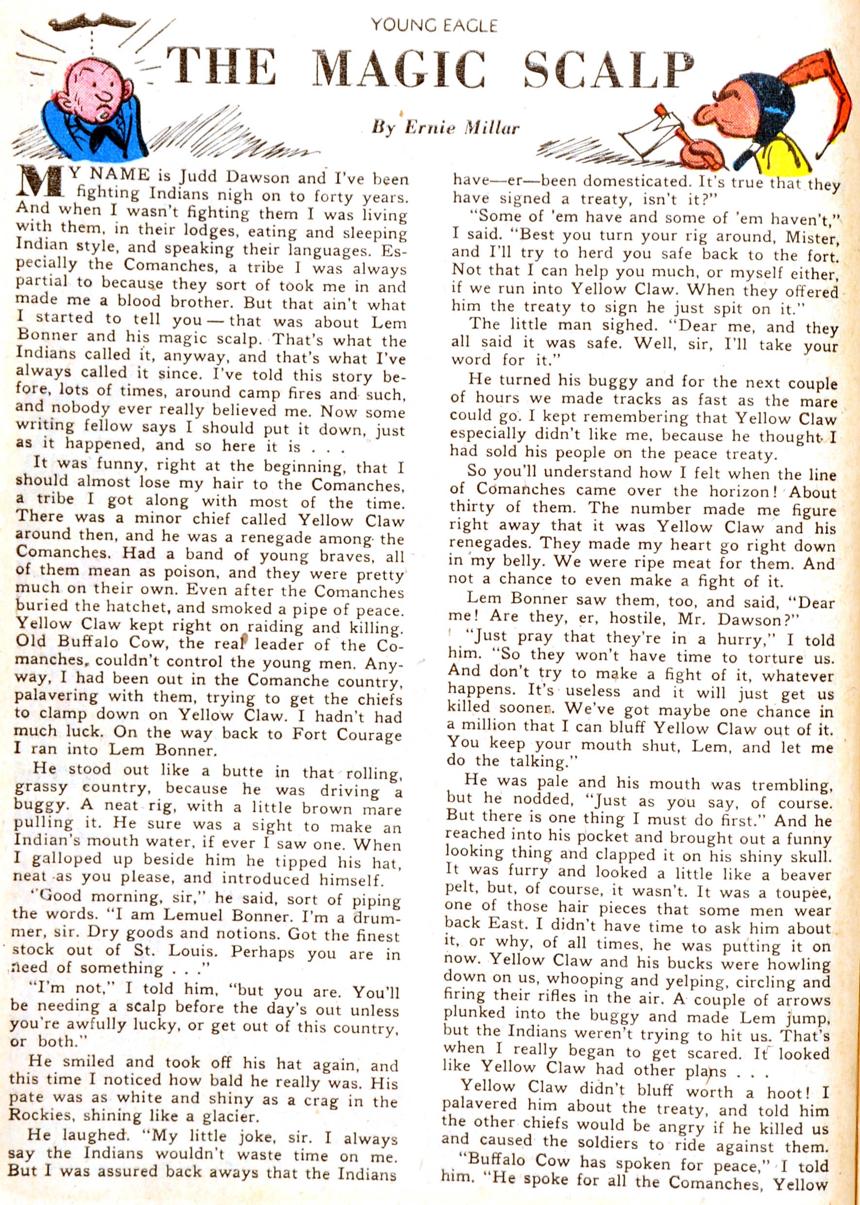 Read online Young Eagle comic -  Issue #4 - 12