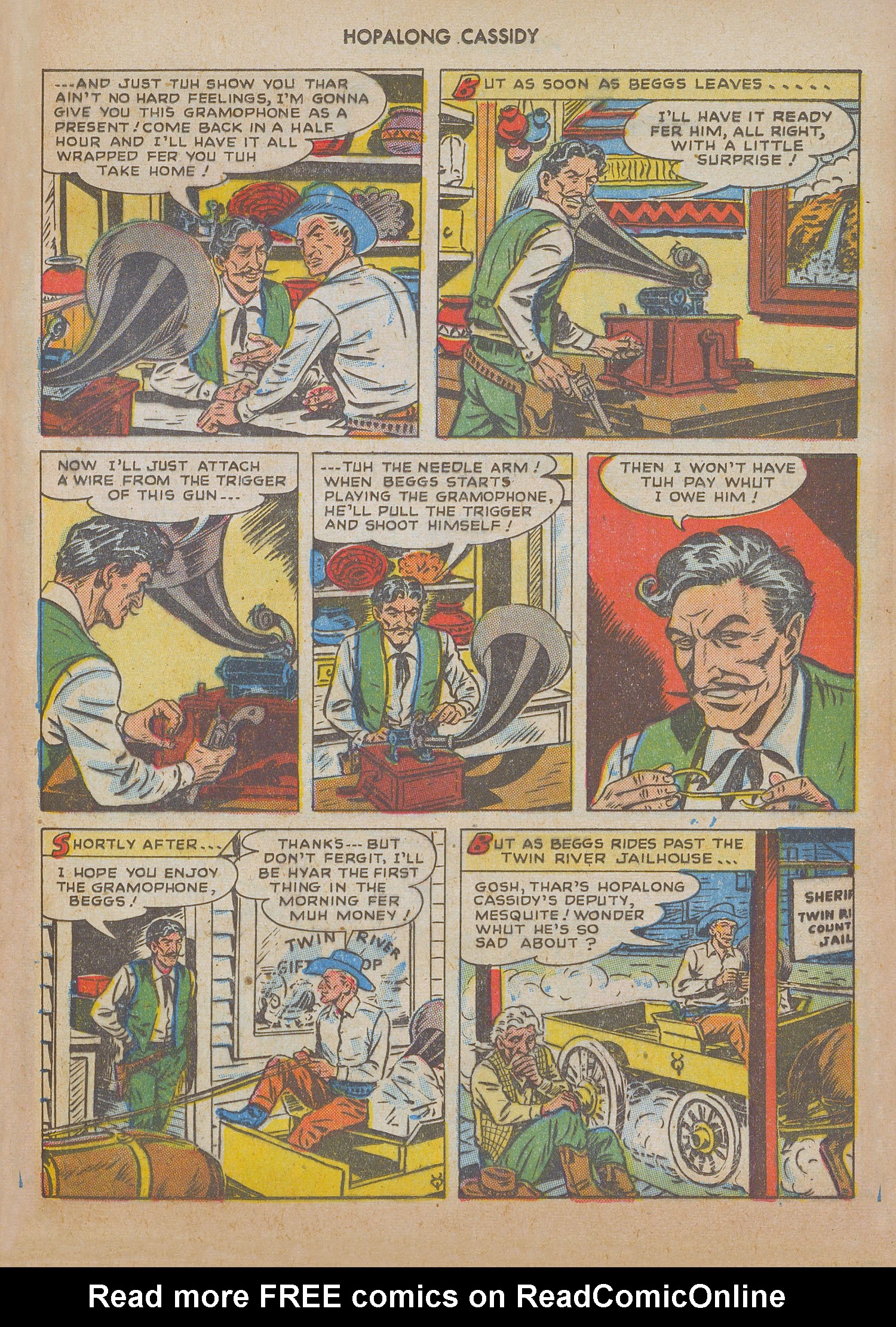 Read online Hopalong Cassidy comic -  Issue #25 - 25