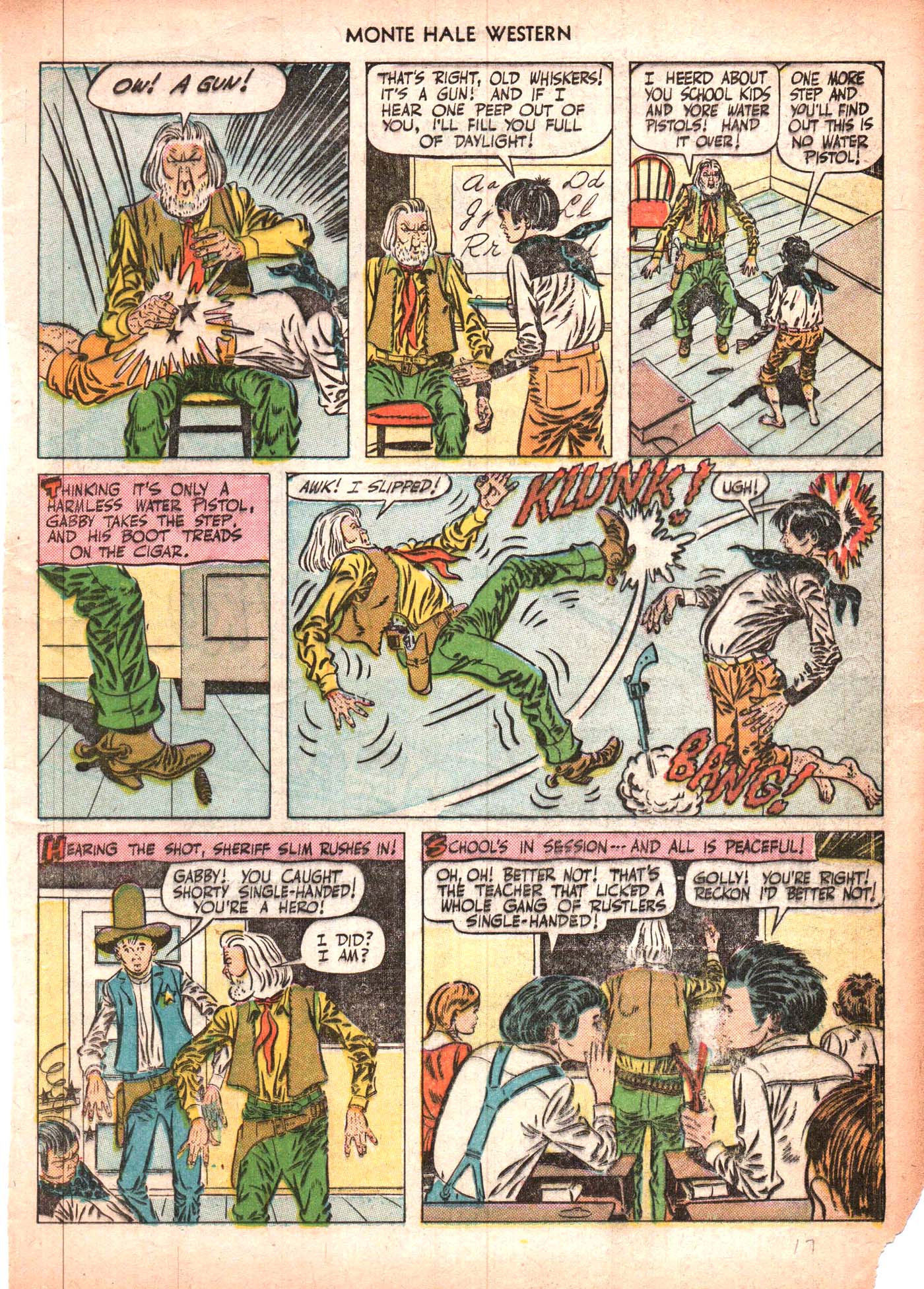 Read online Monte Hale Western comic -  Issue #50 - 17
