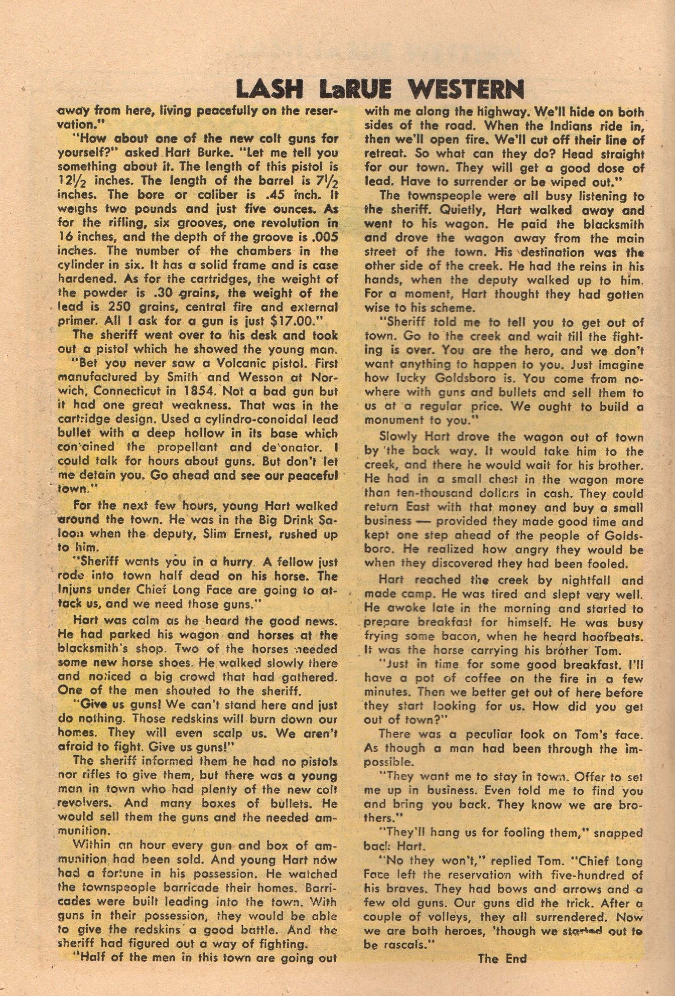 Read online Lash Larue Western (1949) comic -  Issue #50 - 20