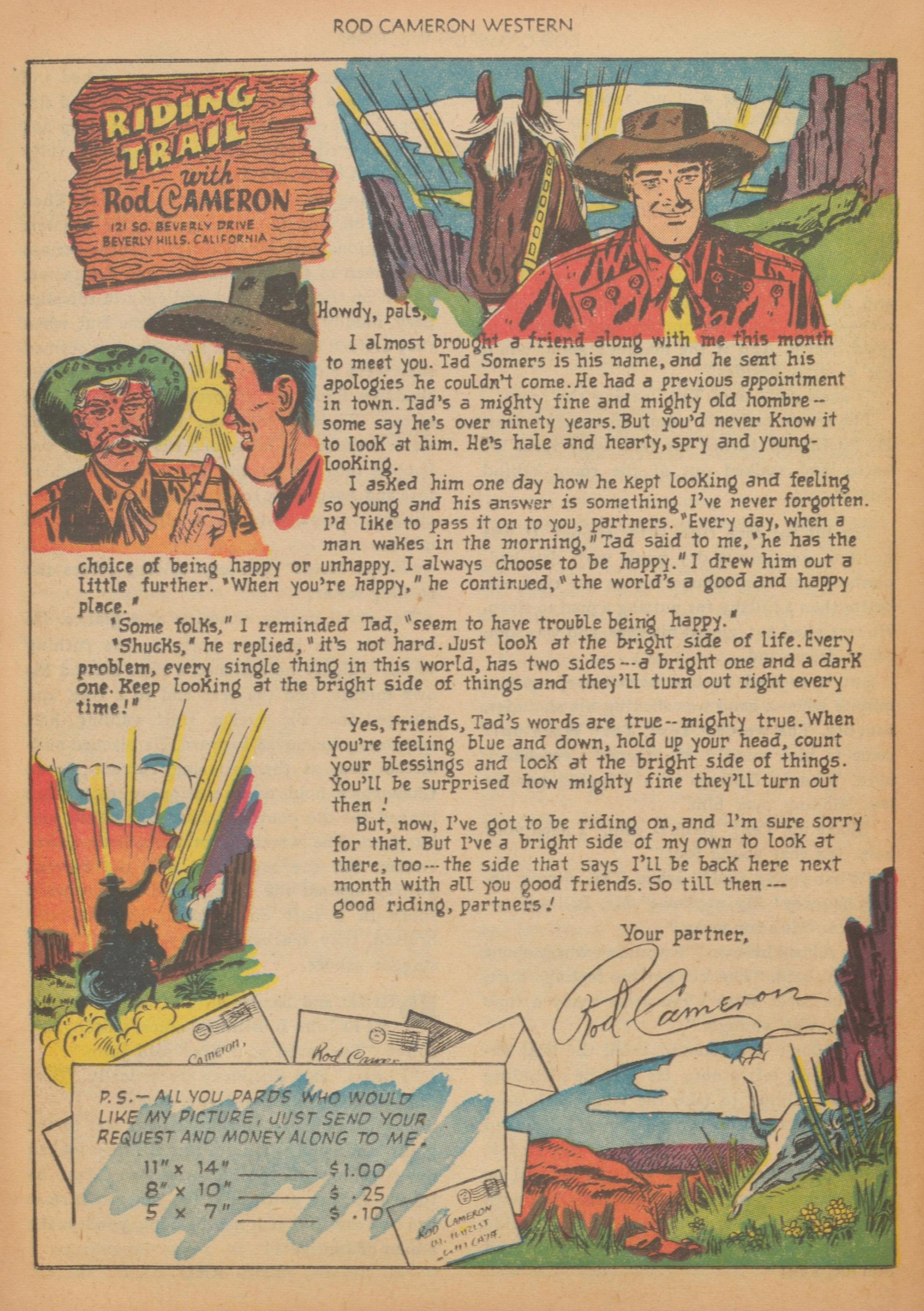 Read online Rod Cameron Western comic -  Issue #12 - 24