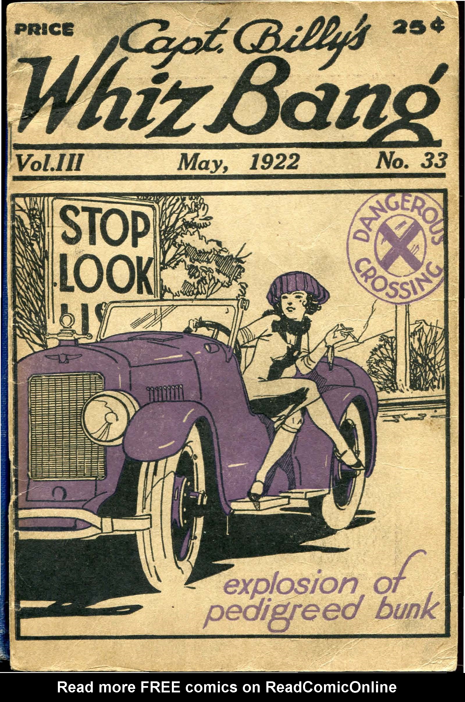 Read online Captain Billy's Whiz Bang comic -  Issue #33 - 1