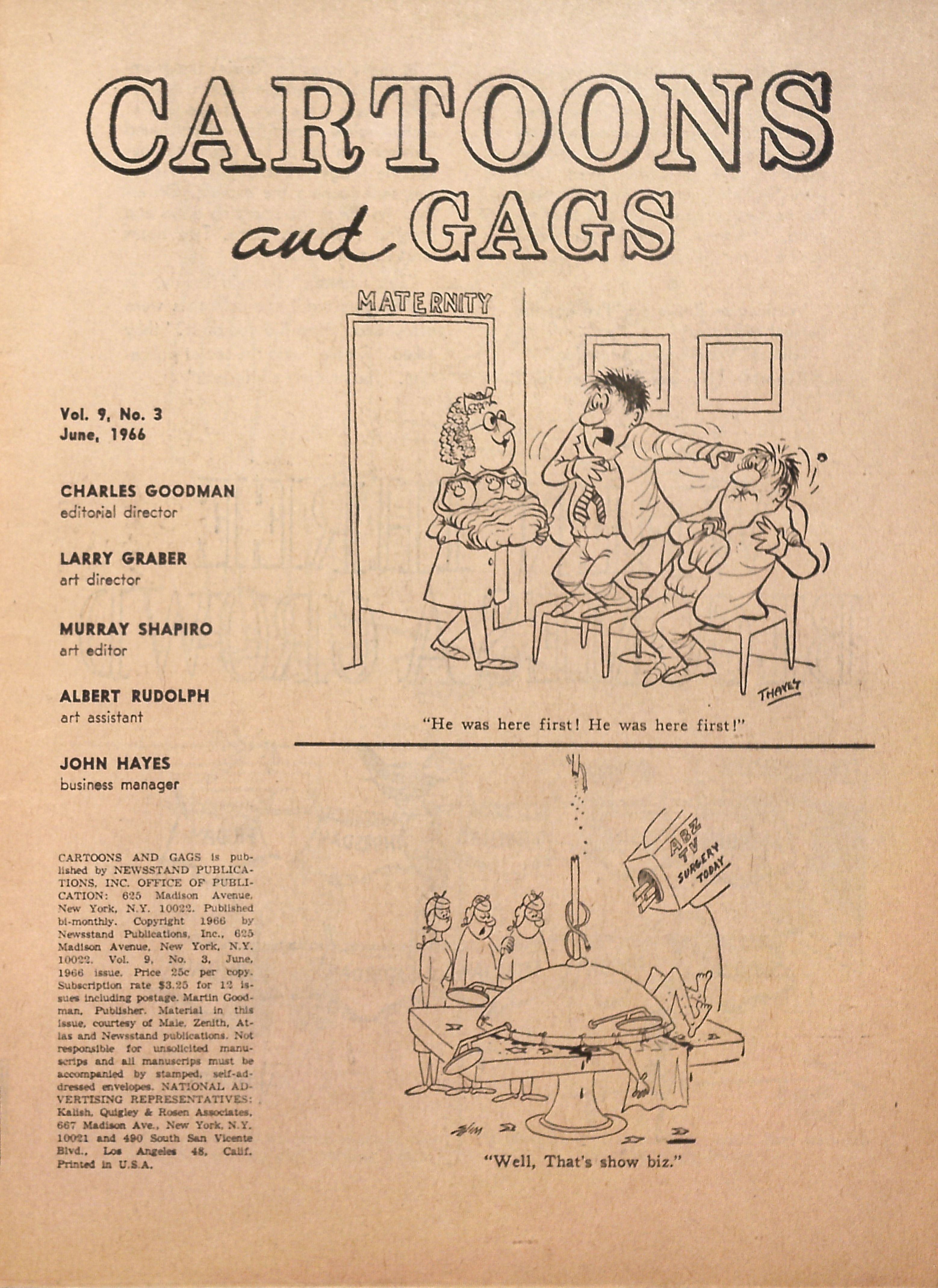 Read online Cartoons and Gags comic -  Issue #40 - 3