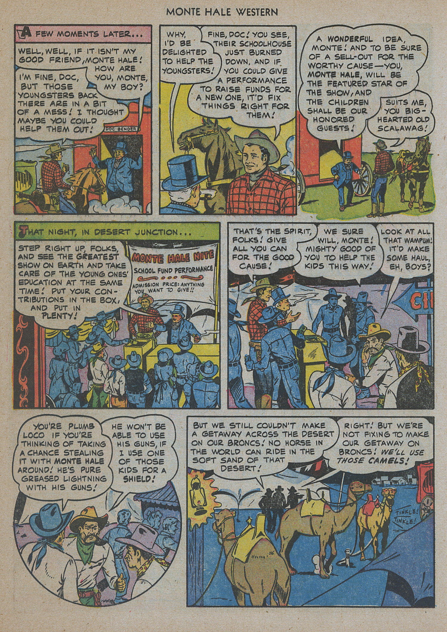 Read online Monte Hale Western comic -  Issue #48 - 28