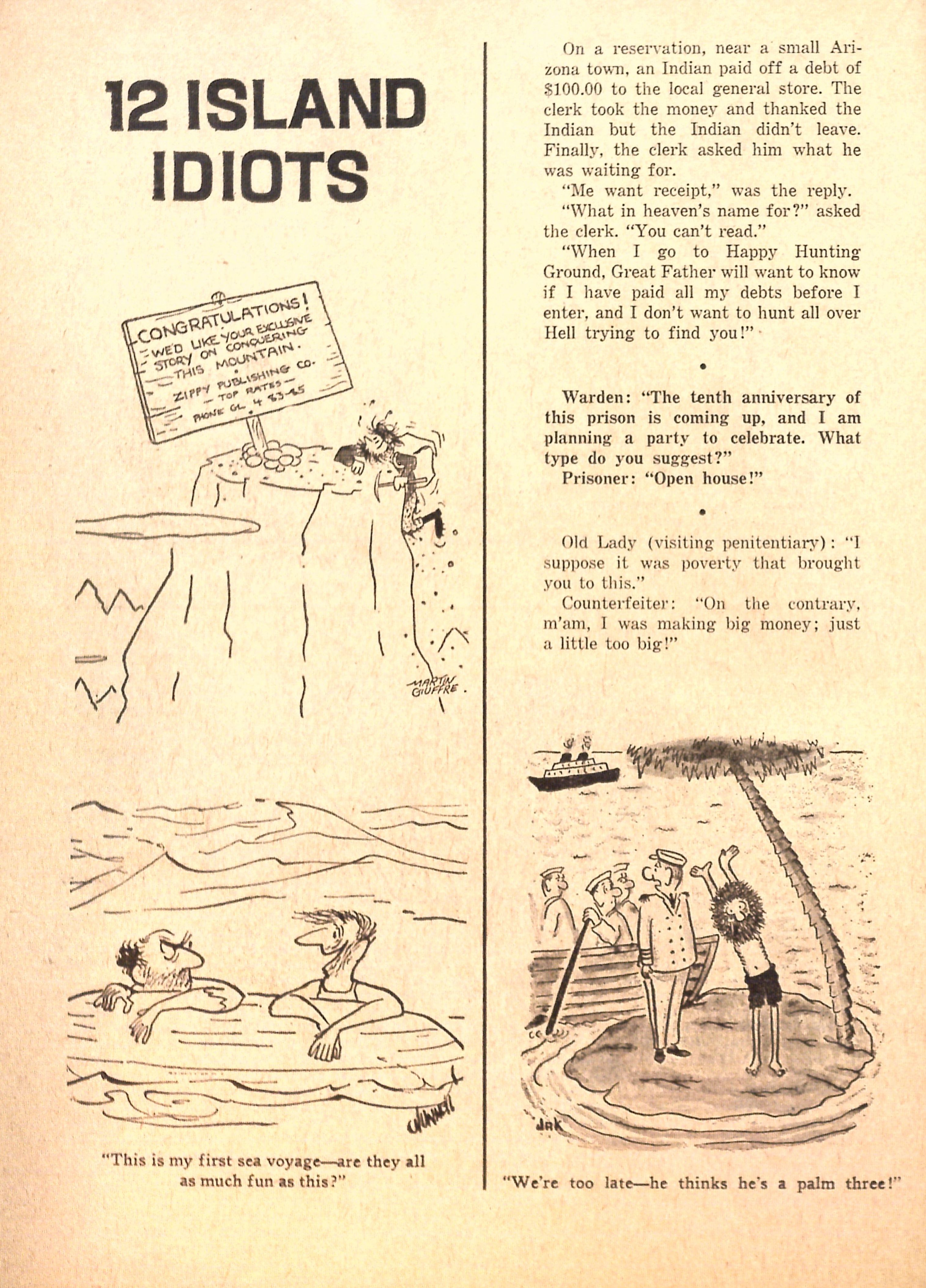 Read online Cartoons and Gags comic -  Issue #37 - 36