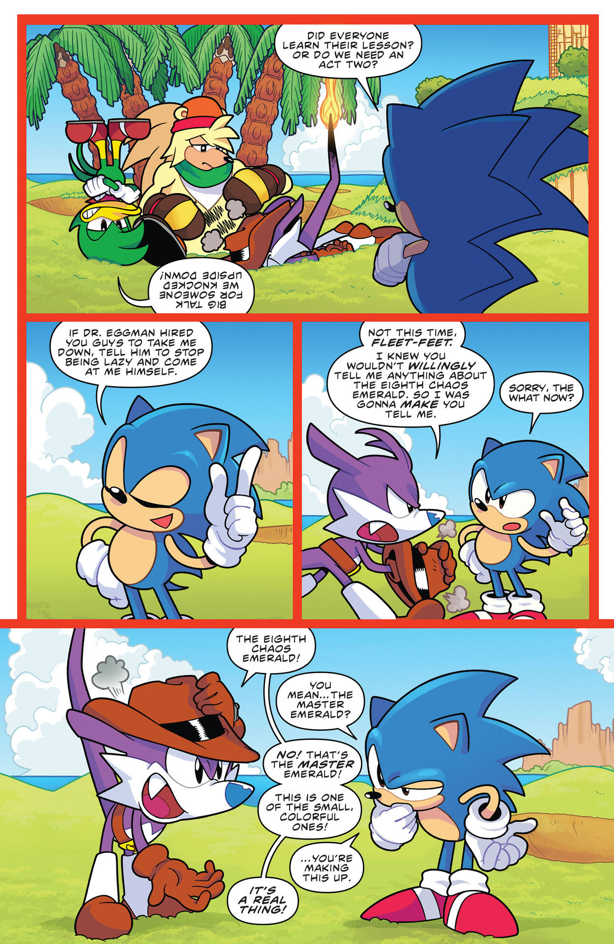 Read online Sonic the Hedgehog: Fang the Hunter comic -  Issue #1 - 8
