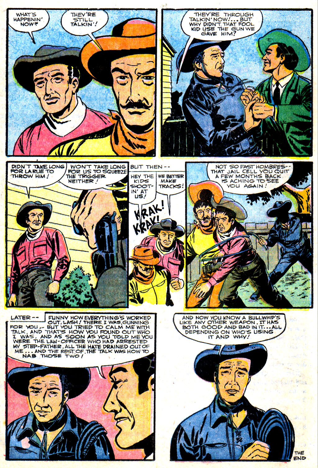 Read online Lash Larue Western (1949) comic -  Issue #59 - 17