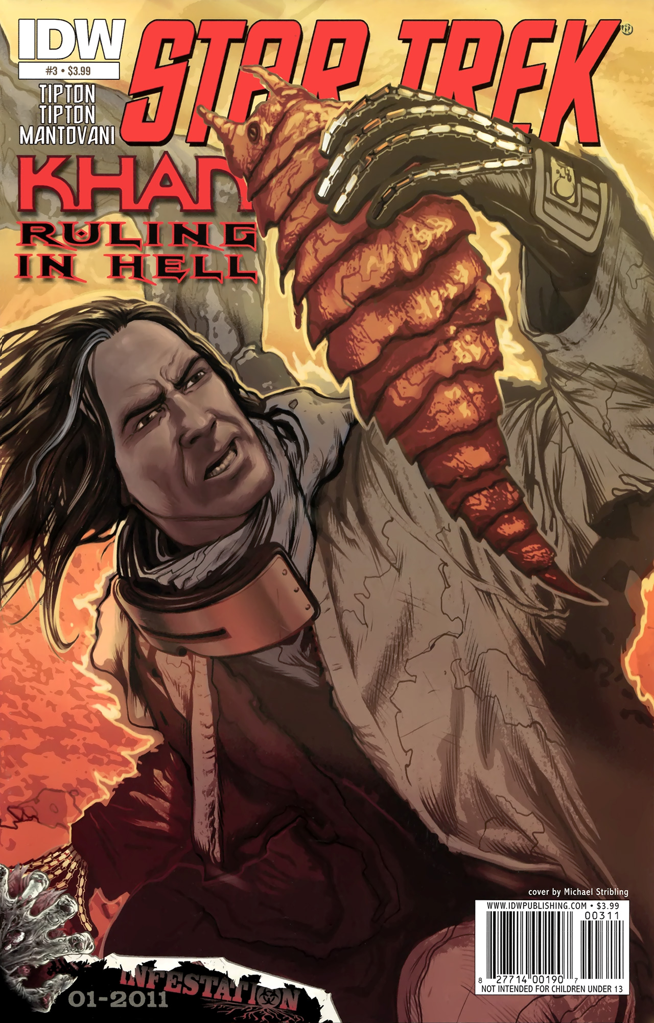 Read online Star Trek: Khan Ruling in Hell comic -  Issue #3 - 1