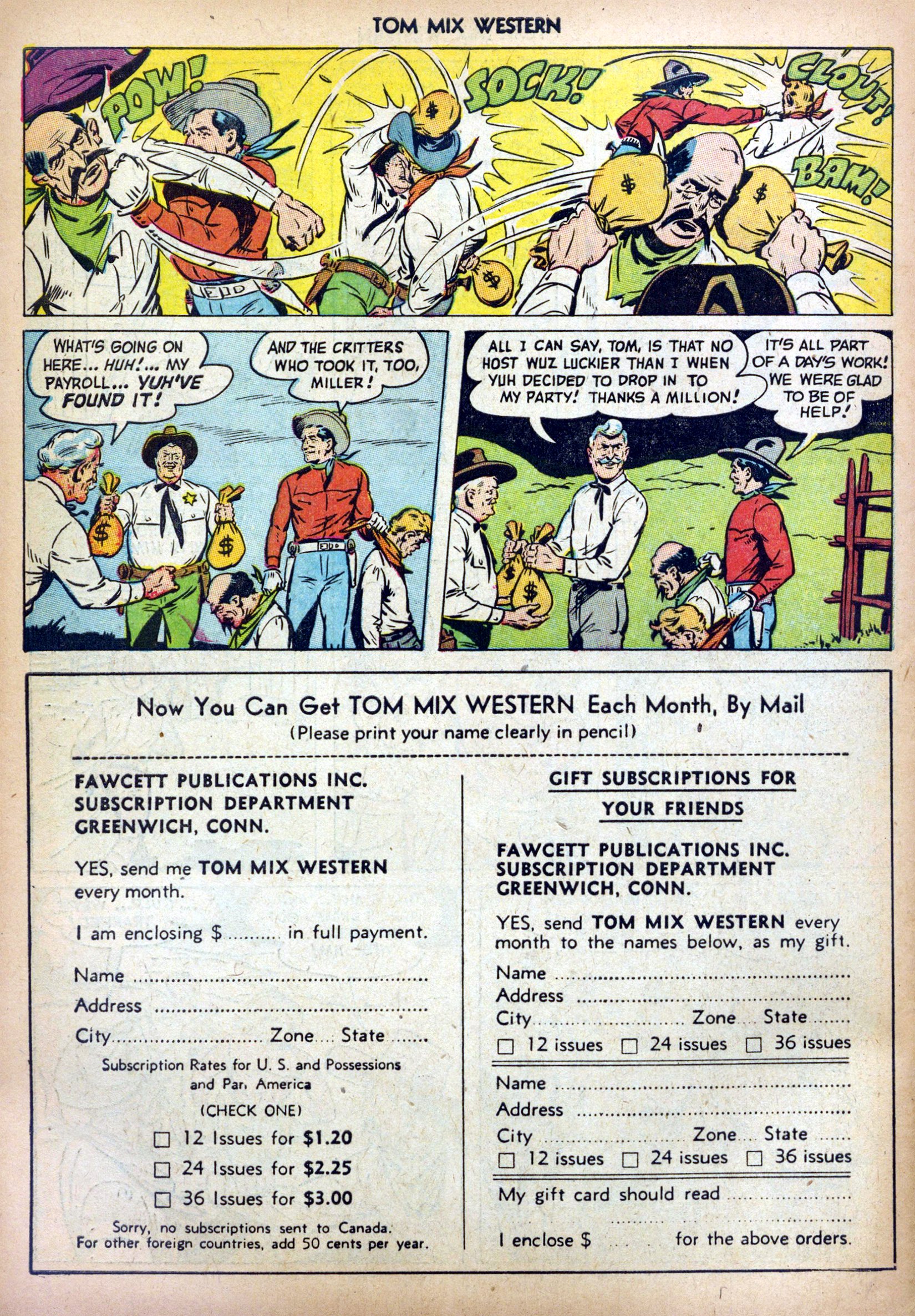 Read online Tom Mix Western (1948) comic -  Issue #58 - 34