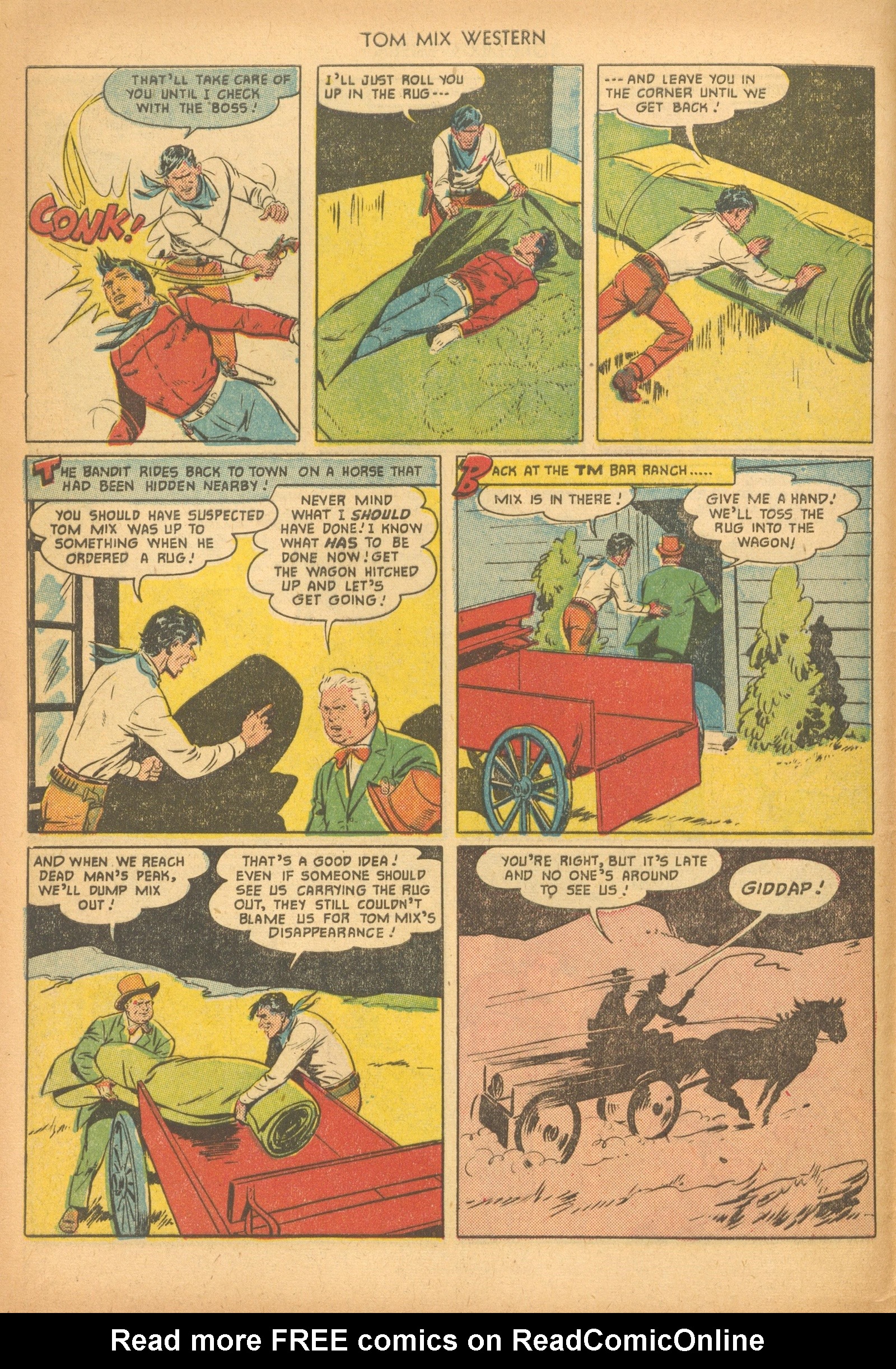 Read online Tom Mix Western (1948) comic -  Issue #44 - 8
