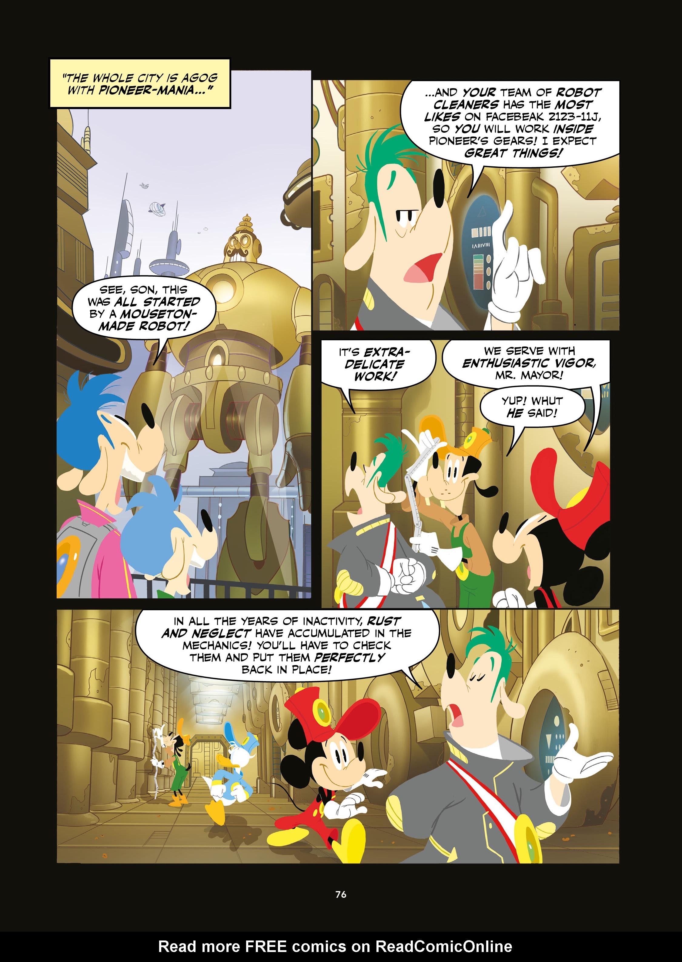 Read online Disney Once Upon a Mouse… In the Future comic -  Issue # TPB (Part 1) - 77