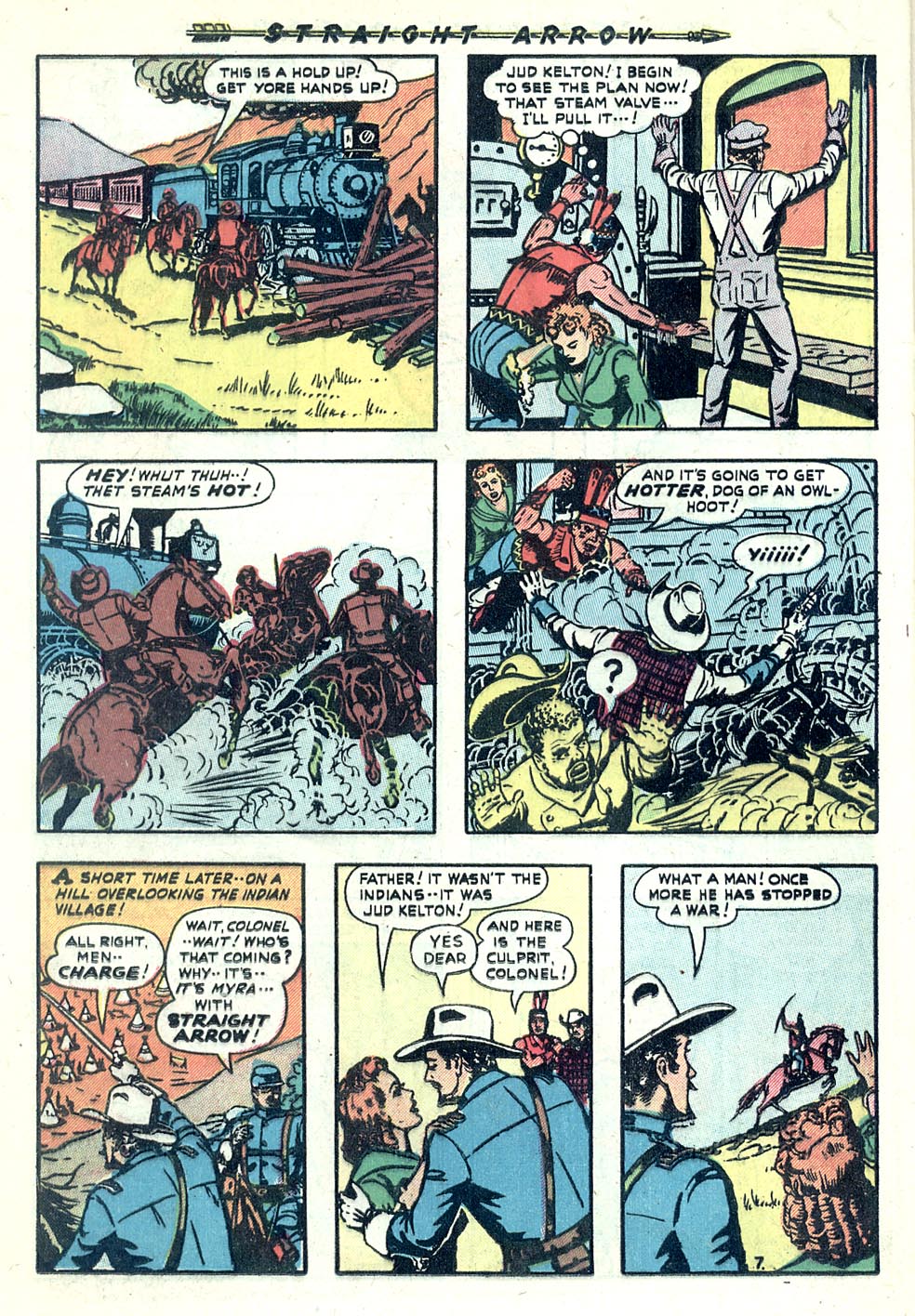 Read online Straight Arrow comic -  Issue #13 - 18