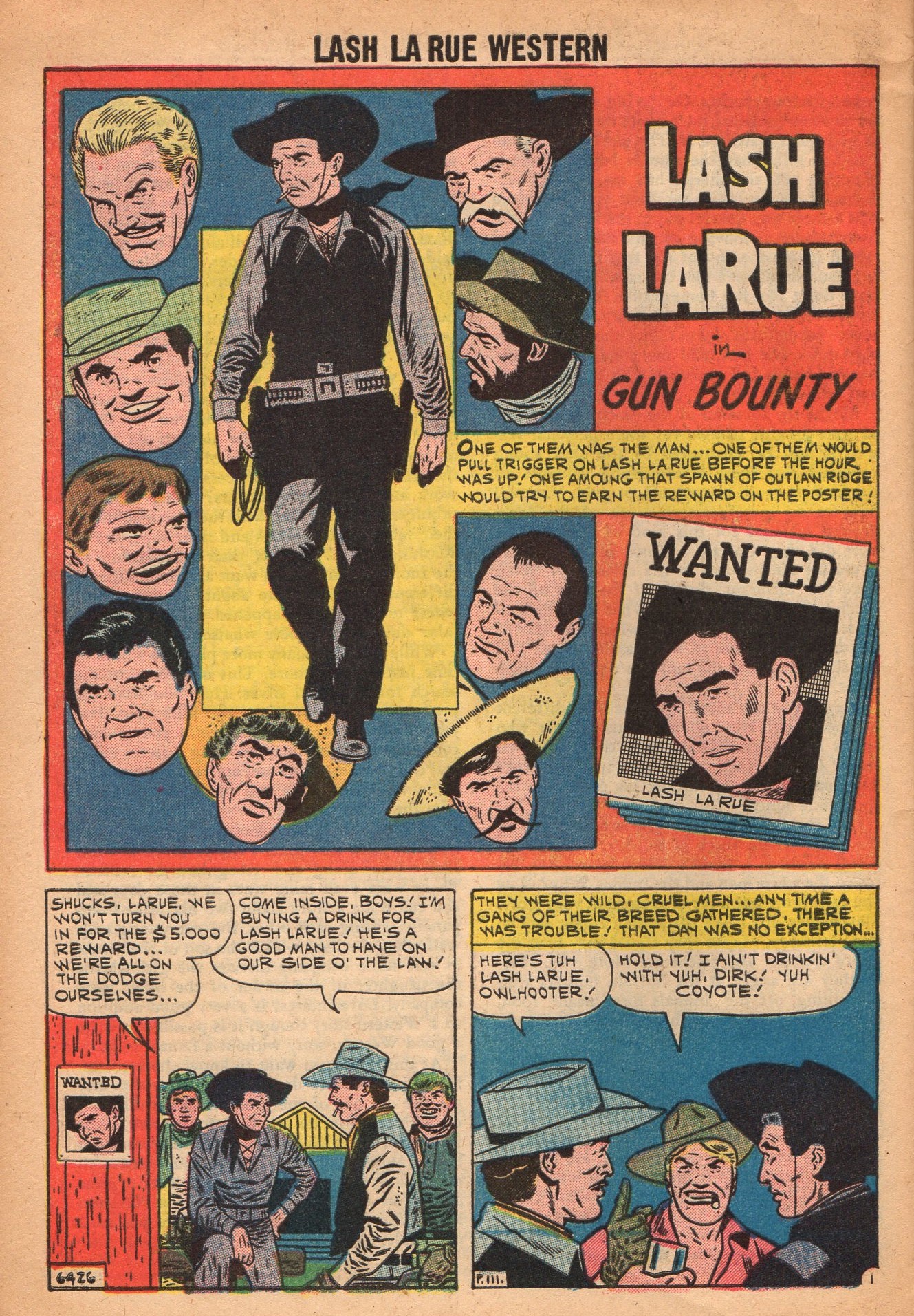 Read online Lash Larue Western (1949) comic -  Issue #81 - 28